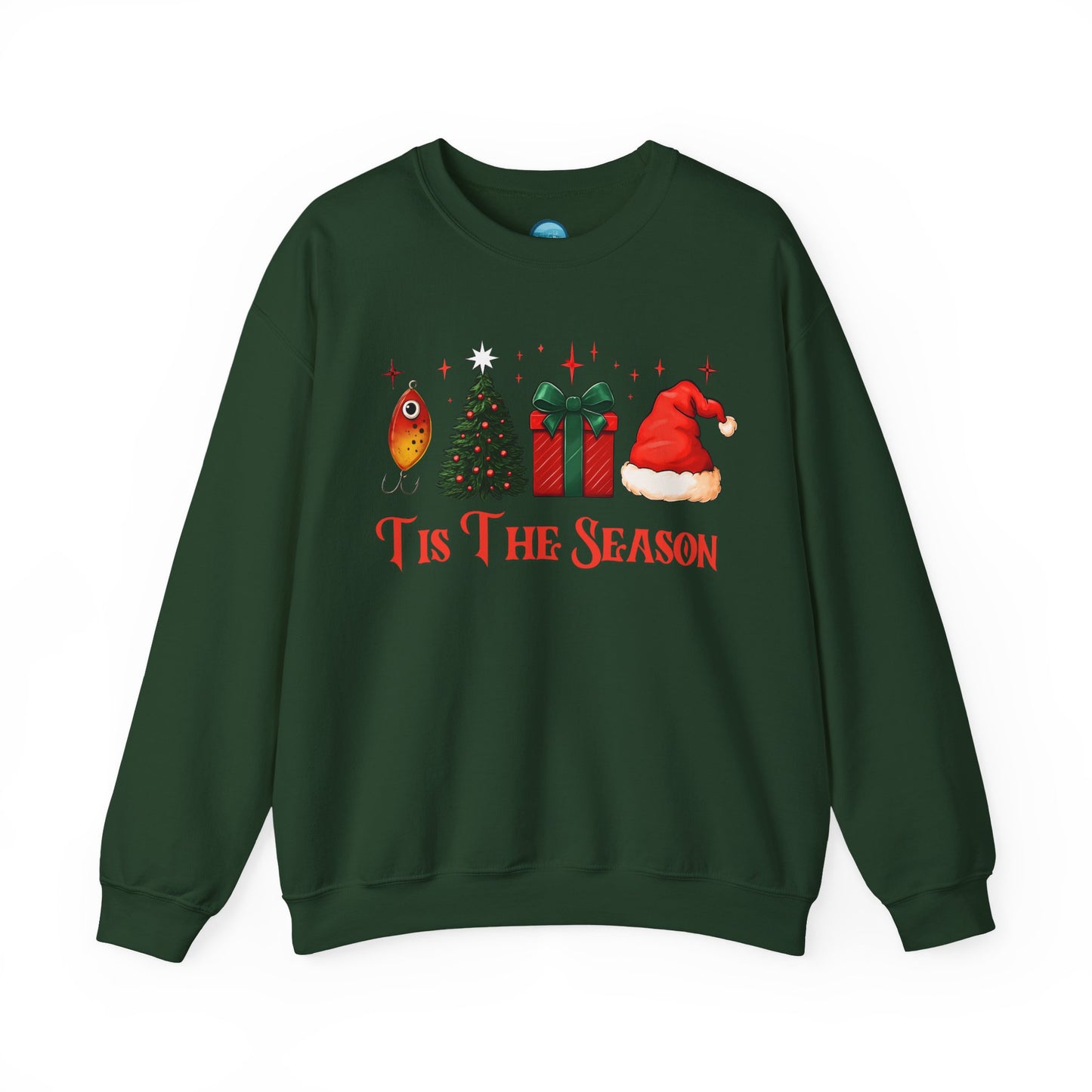 Angler's Christmas Unisex Heavy Blend™ Crewneck Sweatshirt