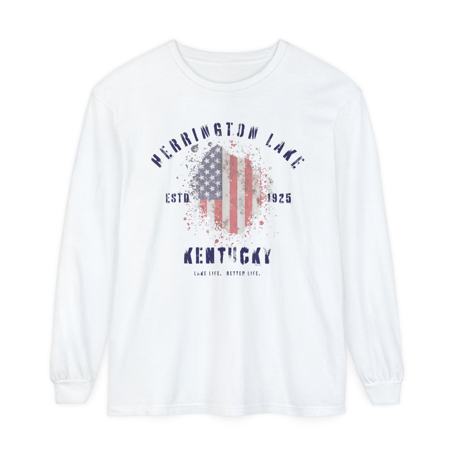 Herrington Lake Patriots Garment-Dyed Premium Comfort Colors™ Long Sleeve T-Shirt