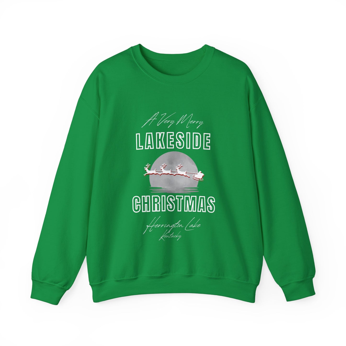 "A Very Merry Lakeside Christmas" Heavy Blend™ Crewneck Sweatshirt