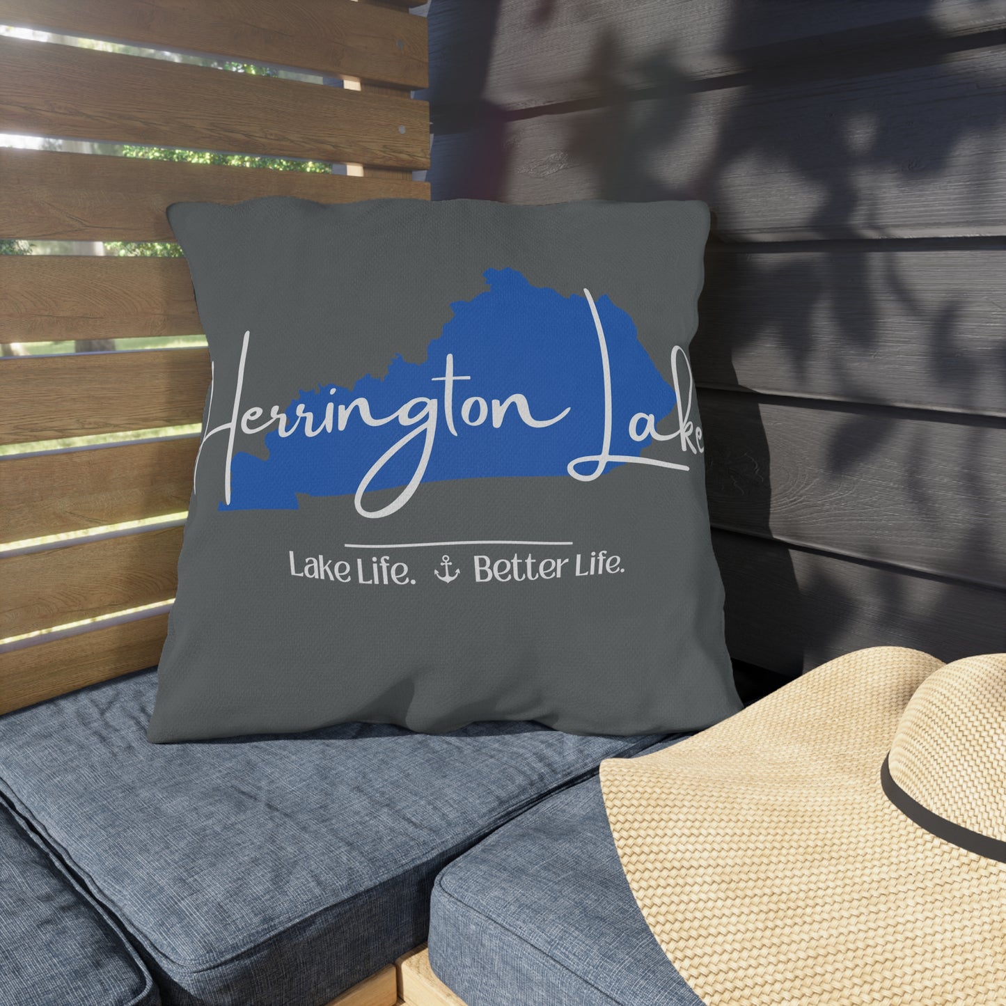 Herrington Lake Signature Collection Outdoor Pillows (Dark Grey)