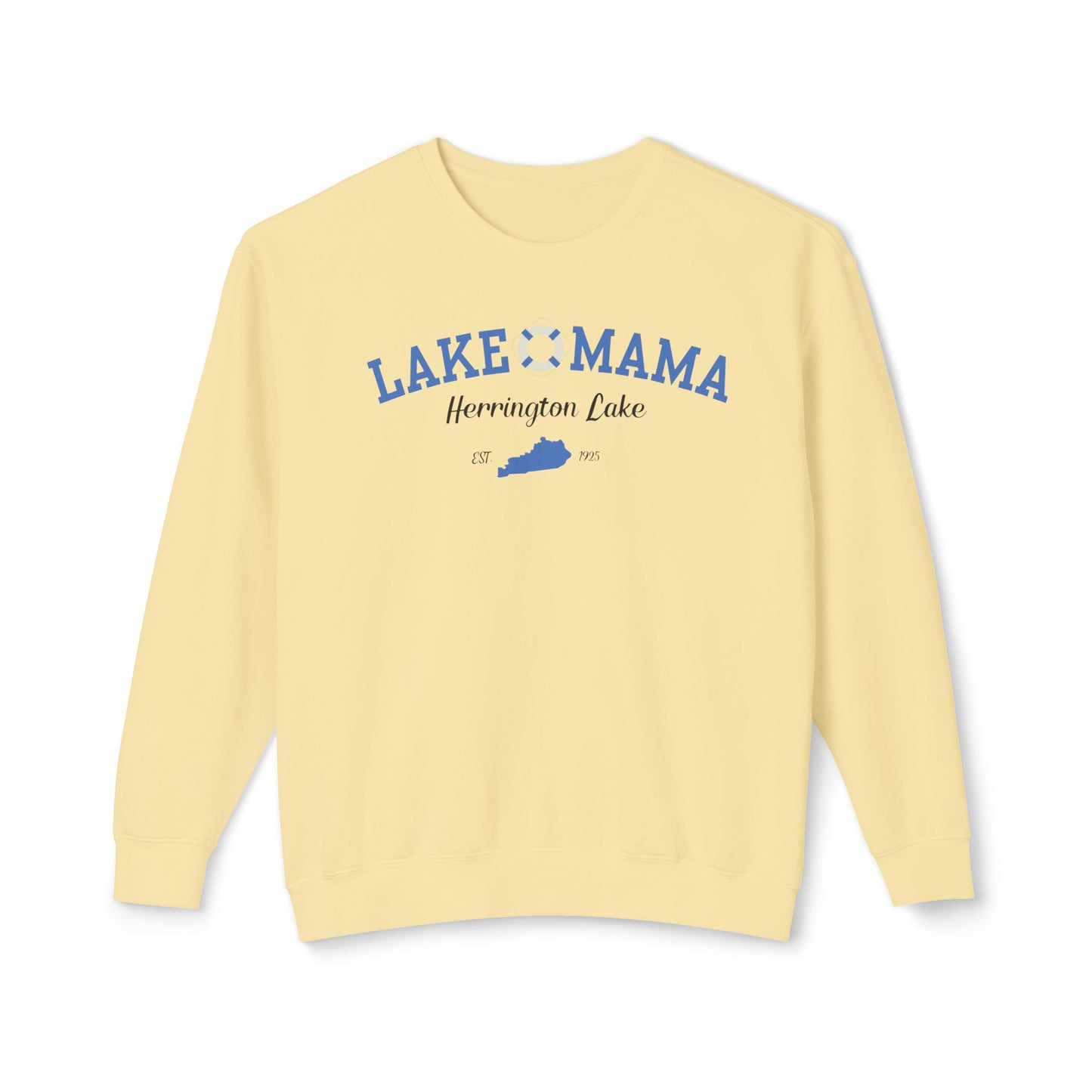 "Lake Mama" Lightweight Crewneck Sweatshirt by Comfort Colors