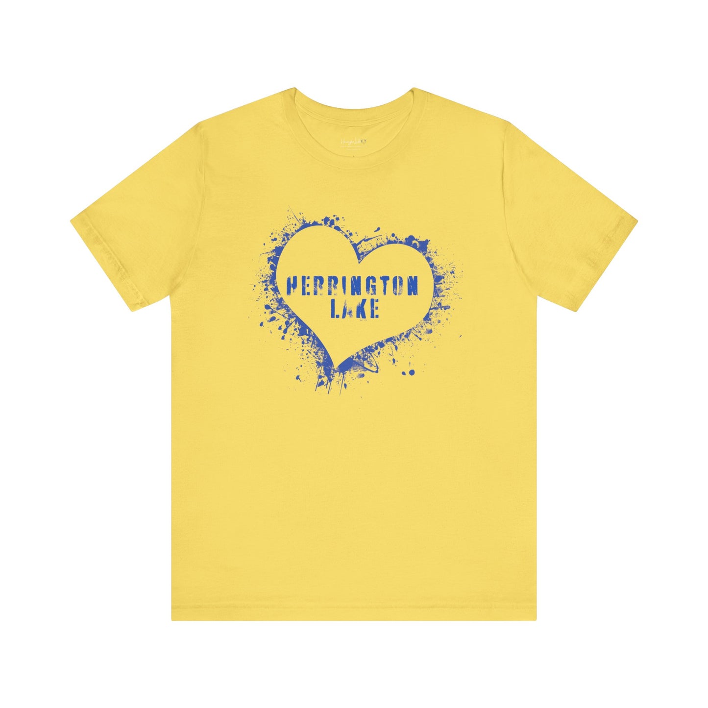 Herrington Lake Heart & Hometown Jersey Knit Cotton Tee (Plain - No City)