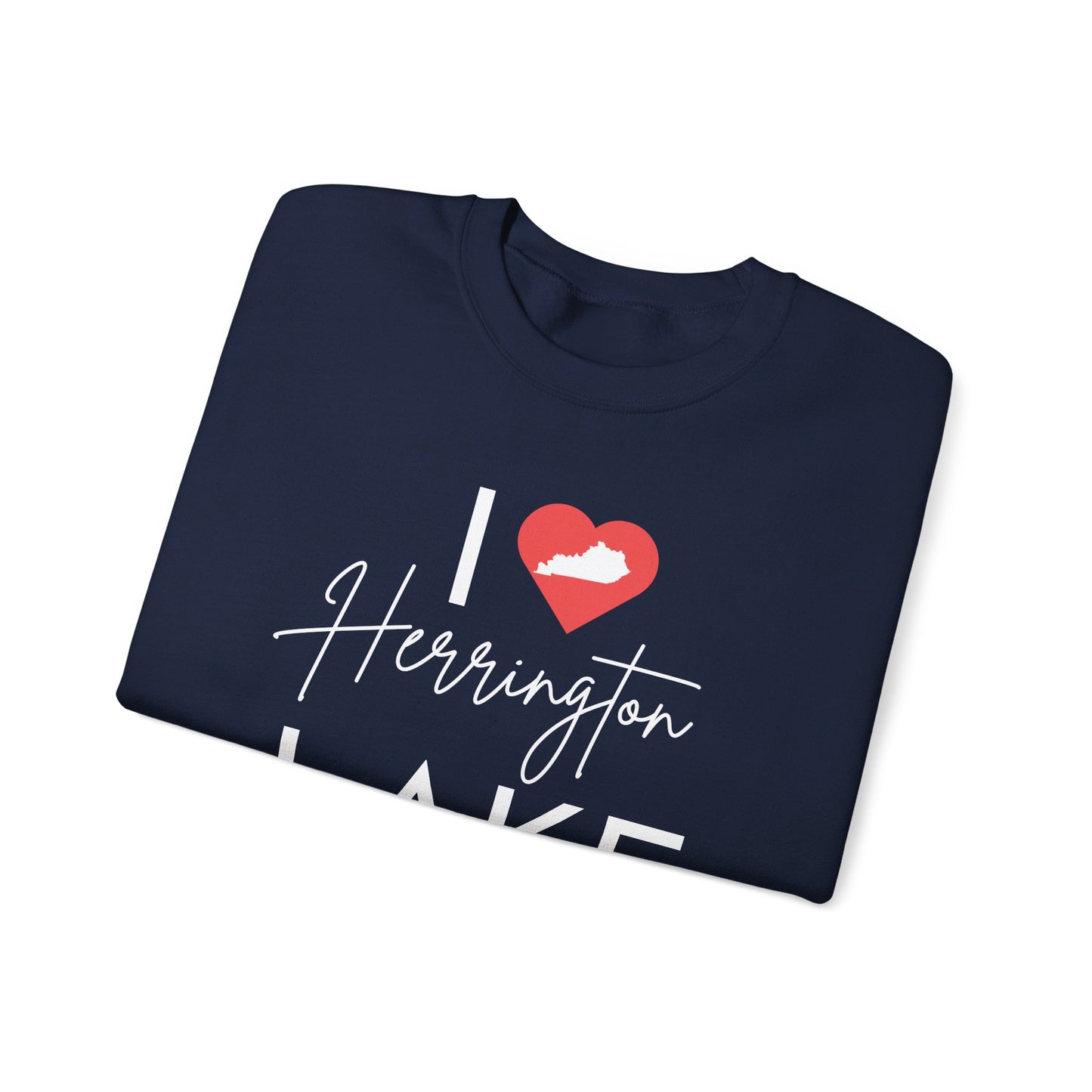 I ❤️ Herrington Lake Heavy Blend™ Crewneck Sweatshirt