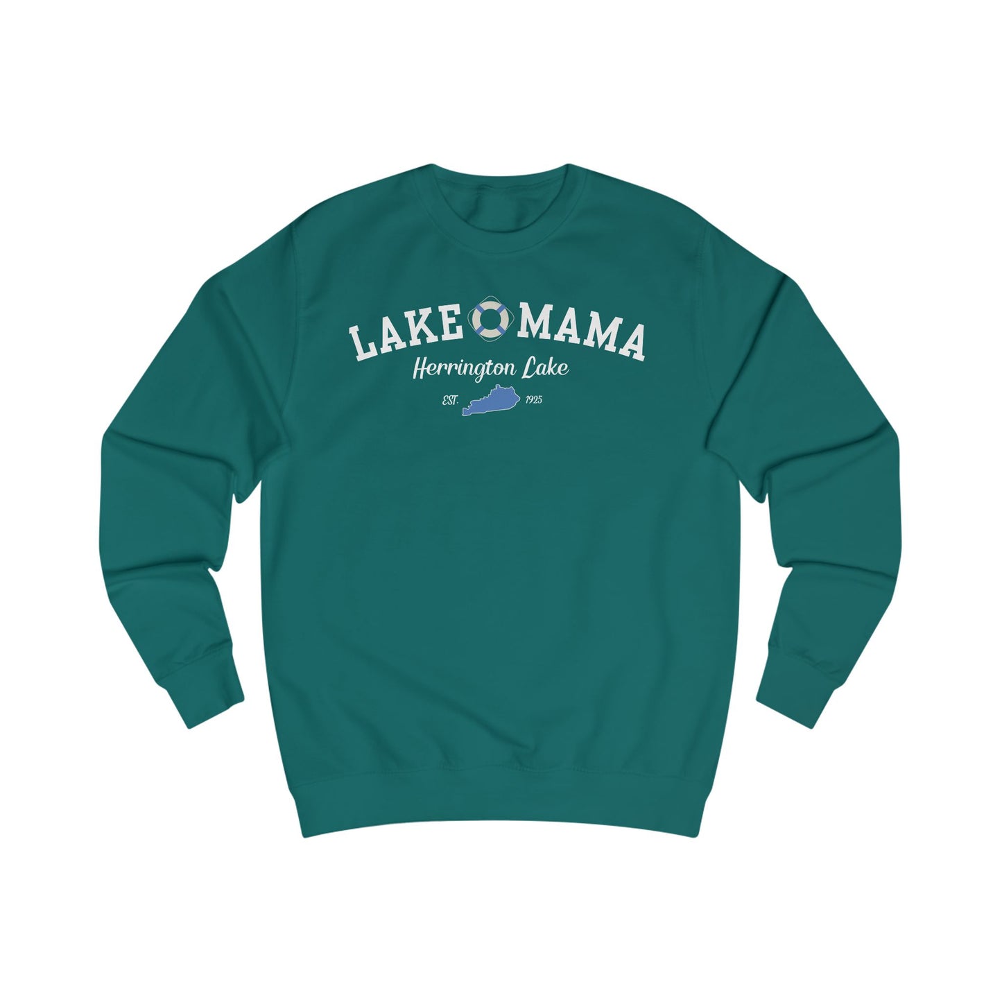 "Lake Mama" Premium Cotton Blend Crewneck Sweatshirt