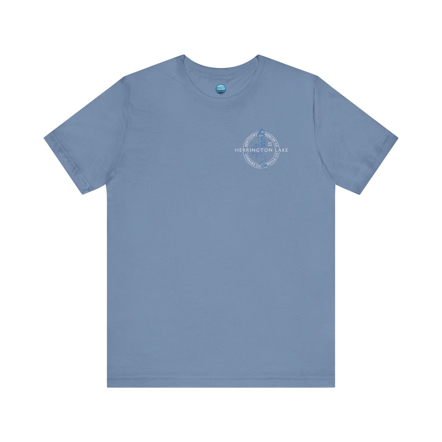 "The Classic" Herrington Lake and County Unisex Jersey Knit Cotton Short Sleeve Tee