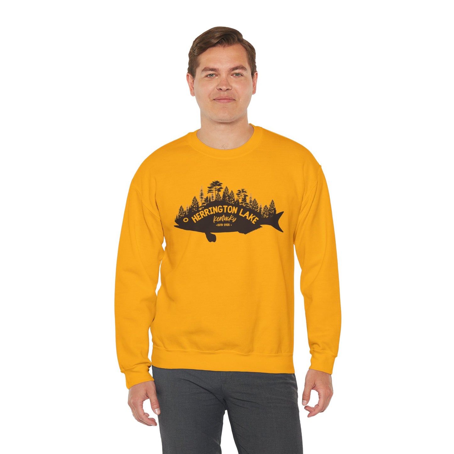 "Fishy Landscape" Unisex Heavy Blend™ Crewneck Sweatshirt