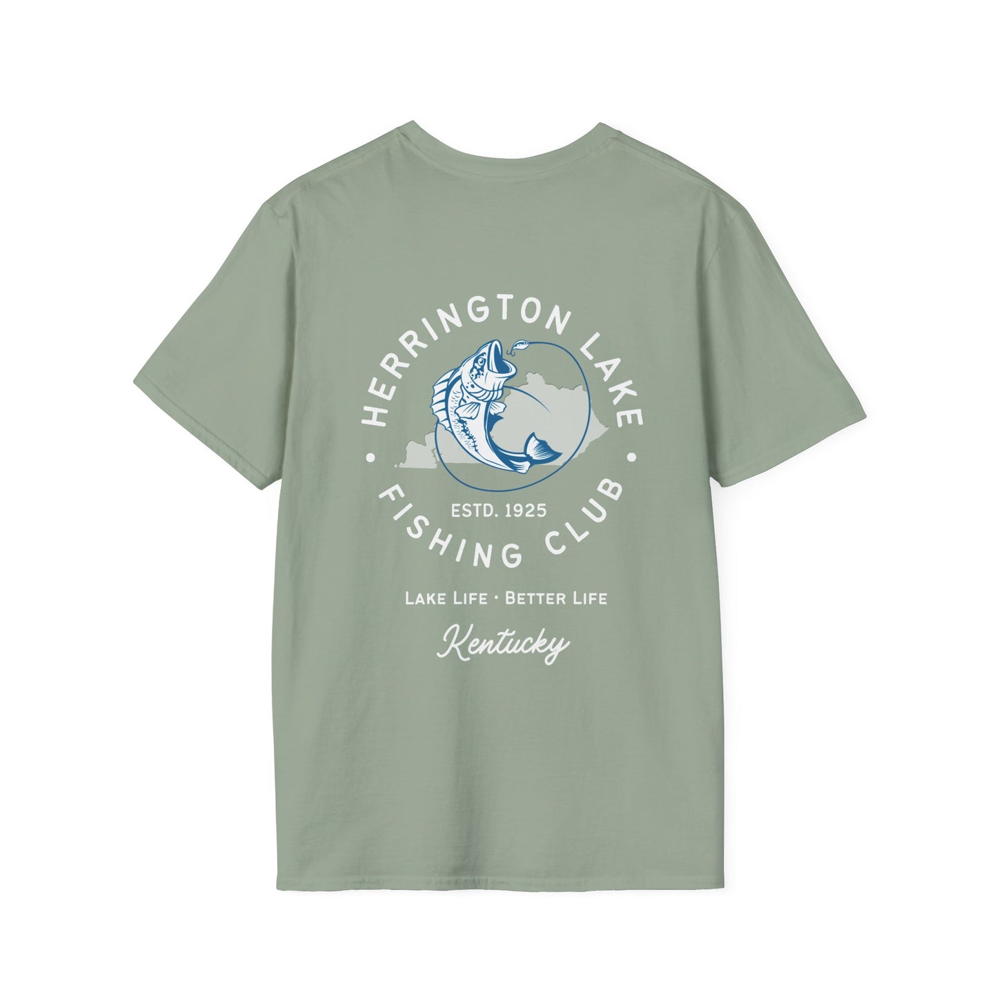 HLKY Fishing Club Soft Ringspun Cotton Double-Sided Tee