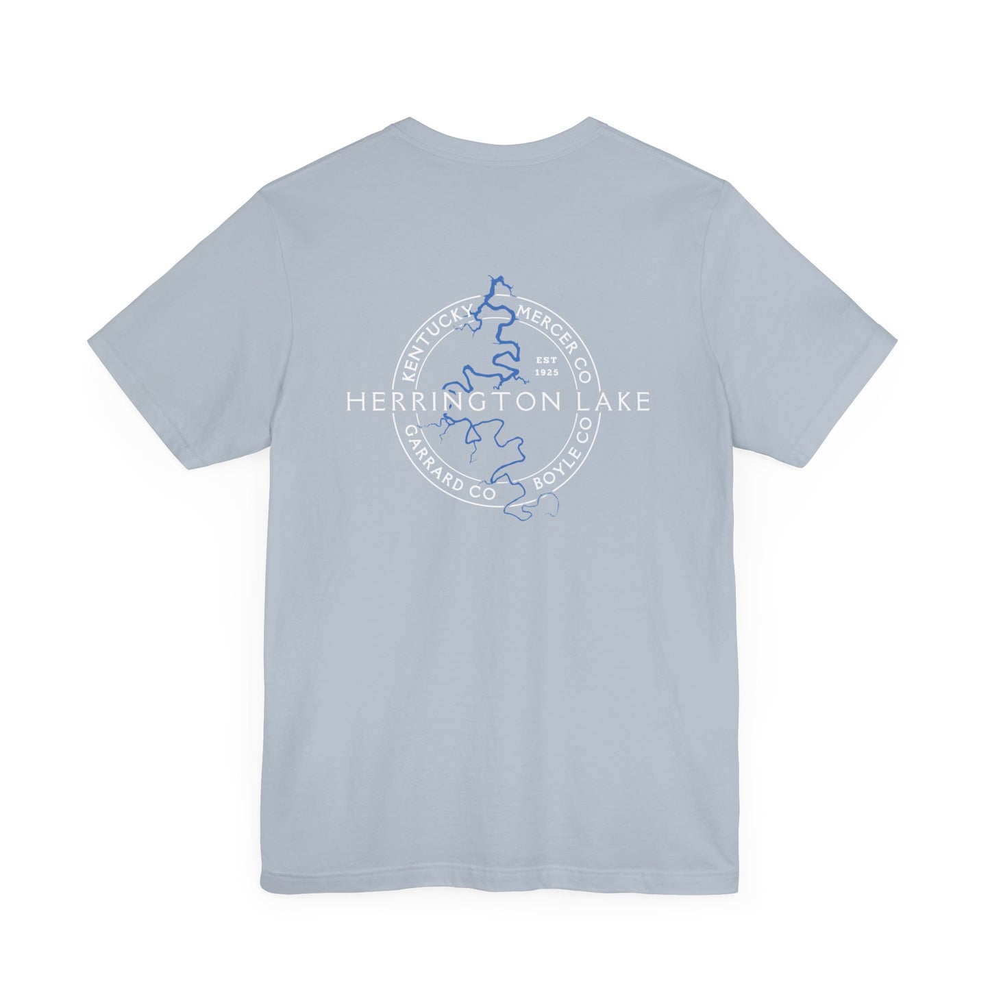 "The Classic" Herrington Lake and County Unisex Jersey Knit Cotton Short Sleeve Tee