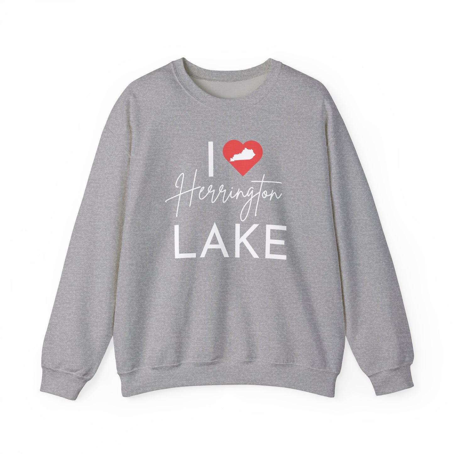 I ❤️ Herrington Lake Heavy Blend™ Crewneck Sweatshirt