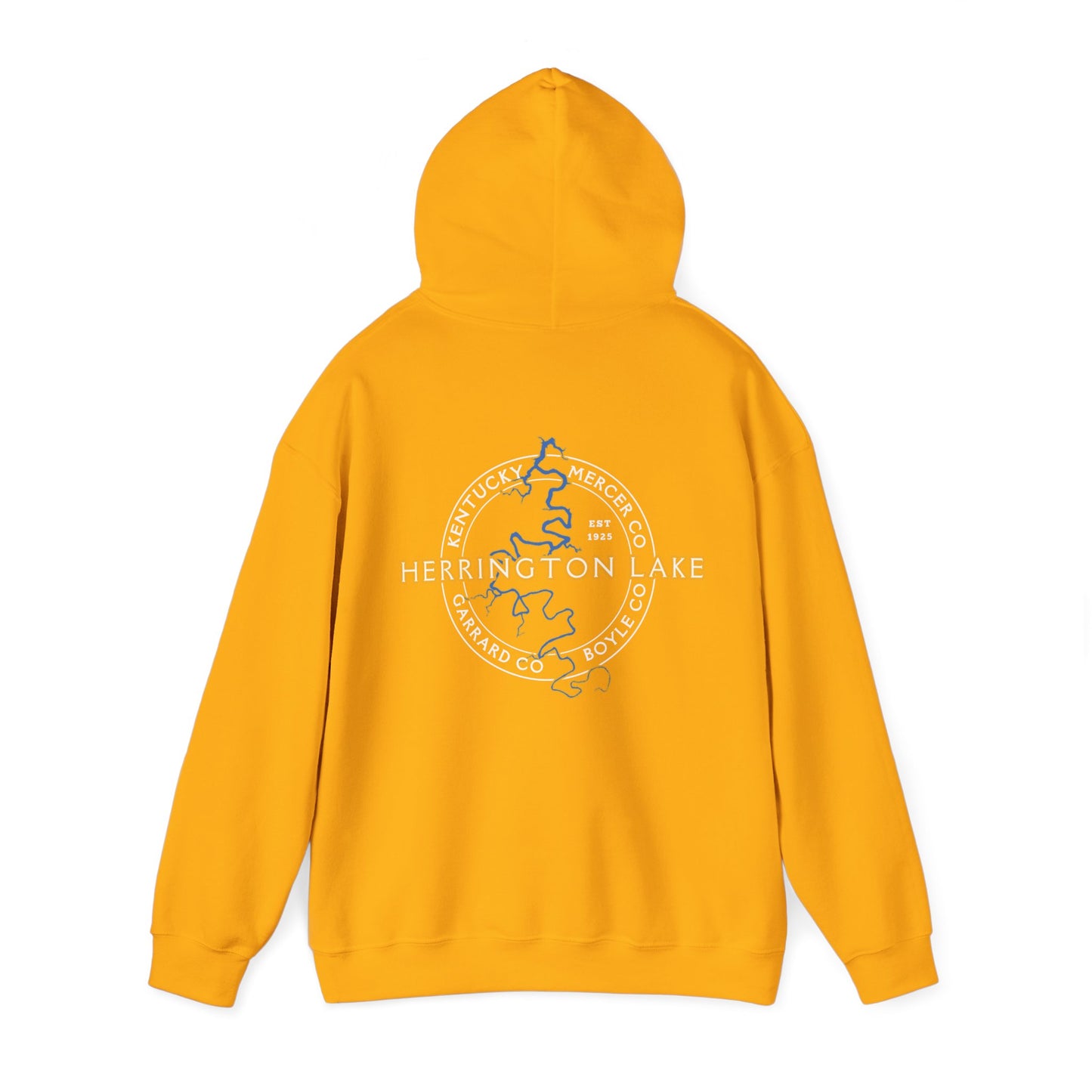 "The Classic" Herrington Lake and County Double-Sided Print Heavy Blend™ Hooded Sweatshirt