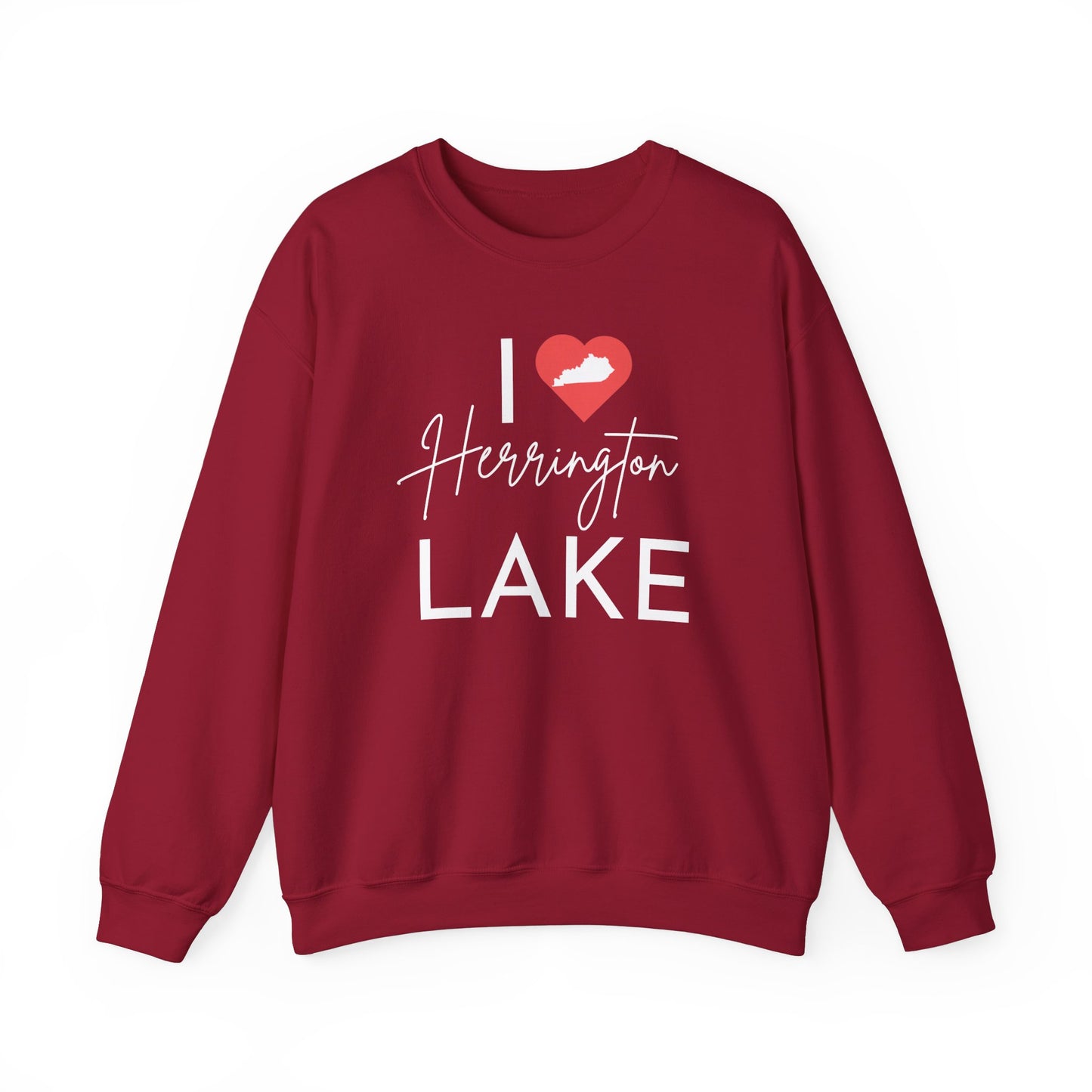 I ❤️ Herrington Lake Heavy Blend™ Crewneck Sweatshirt