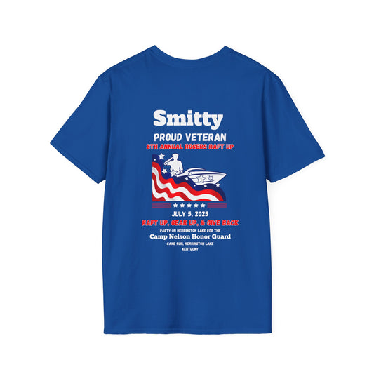 VETERANS 2025 Roger's Raft-Up for Camp Nelson Honor Guard 100% Ringspun Cotton UNISEX Double-Sided Tee
