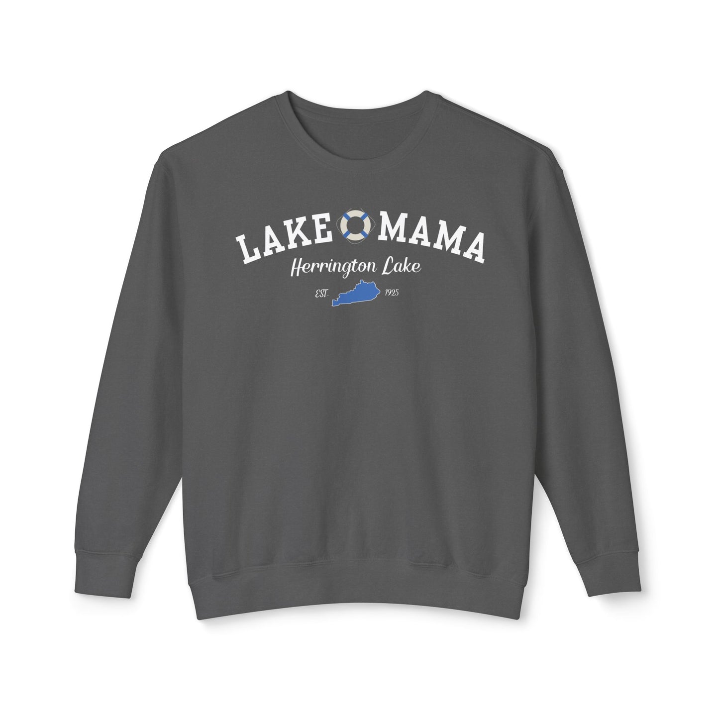 "Lake Mama" Lightweight Crewneck Sweatshirt by Comfort Colors