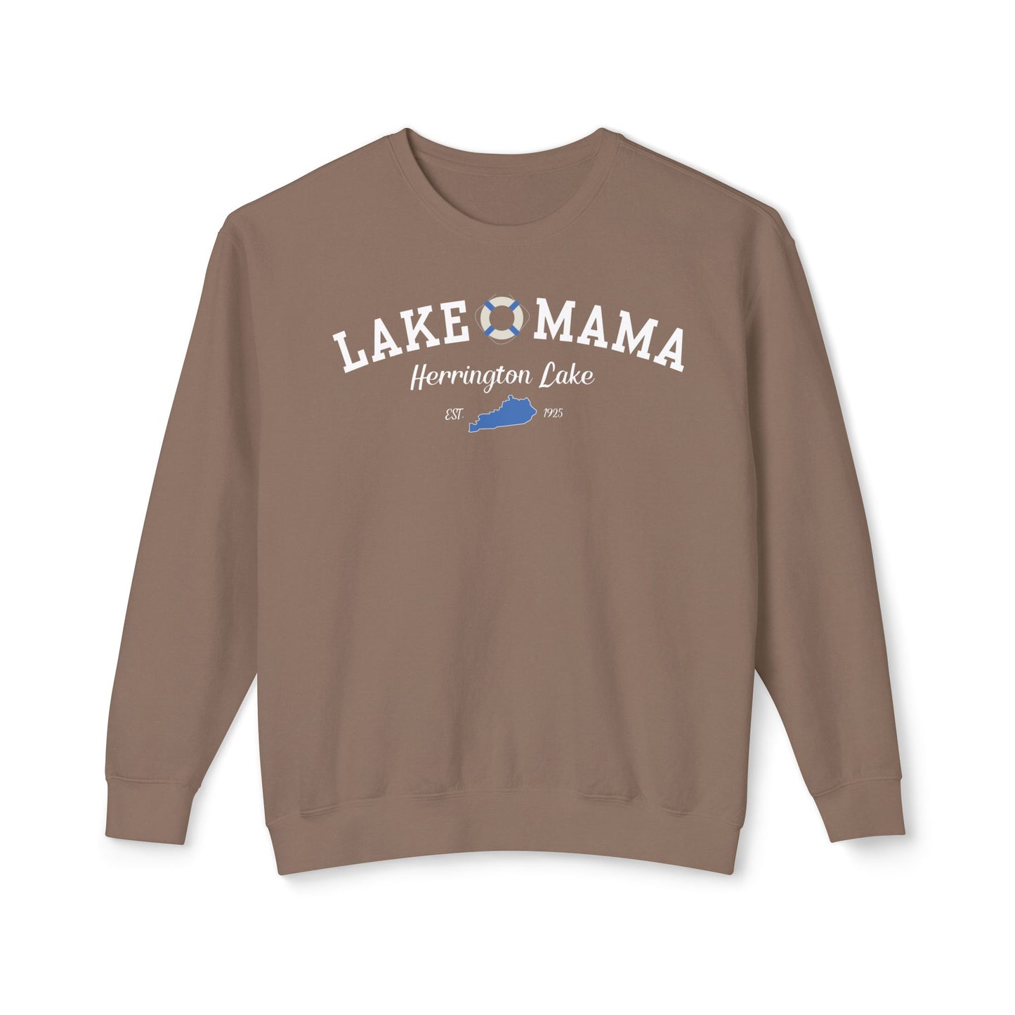 "Lake Mama" Lightweight Crewneck Sweatshirt by Comfort Colors