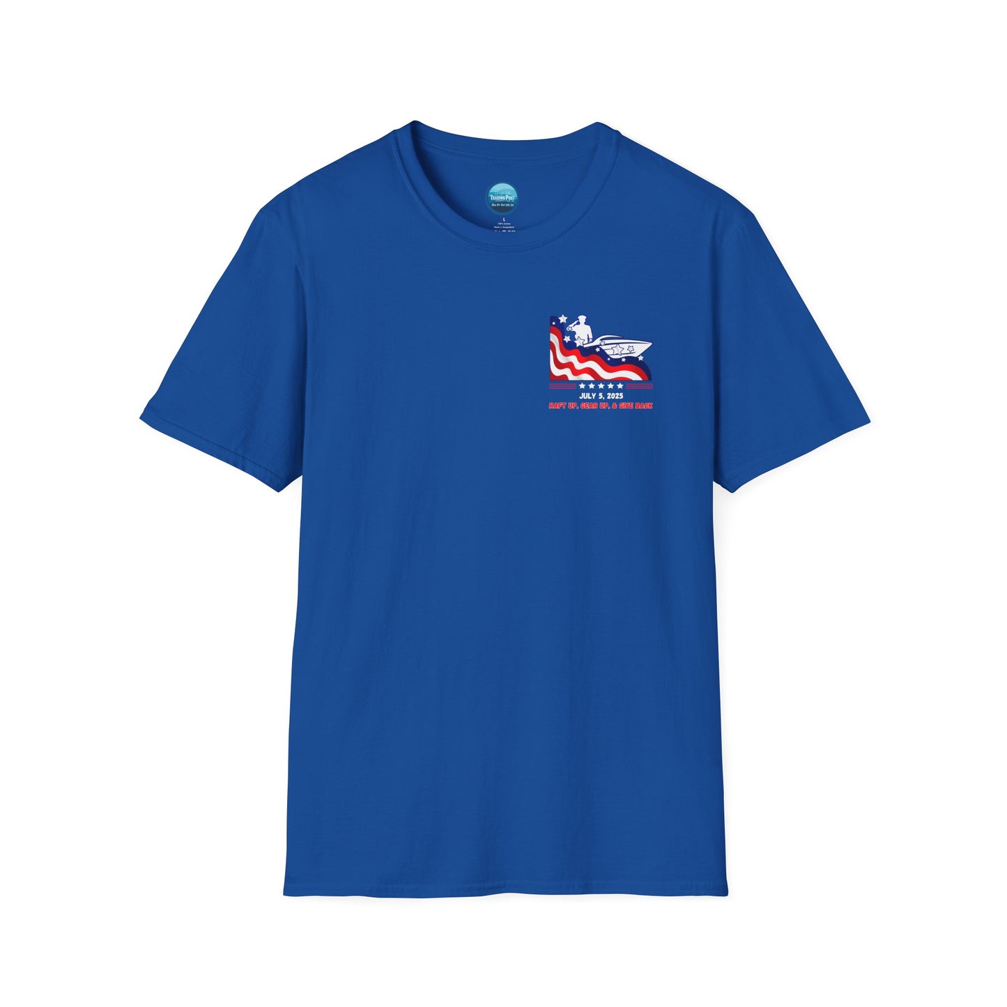 2025 Roger's Raft-Up for Camp Nelson Honor Guard 100% Ringspun Cotton UNISEX Double-Sided Tee