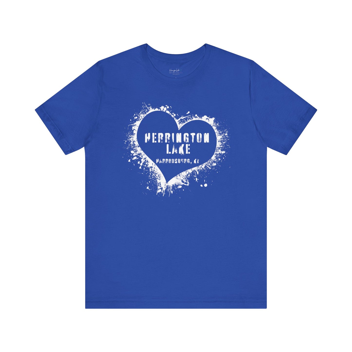 Herrington Lake Heart & Hometown Jersey Knit Cotton Tee (Harrodsburg, KY)