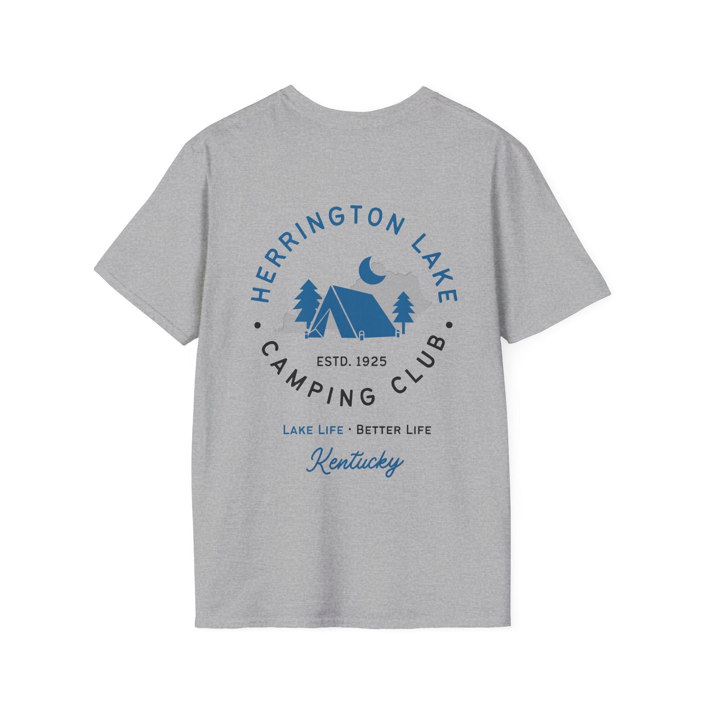 HLKY Camping Club Soft Ringspun Cotton Double-Sided Tee