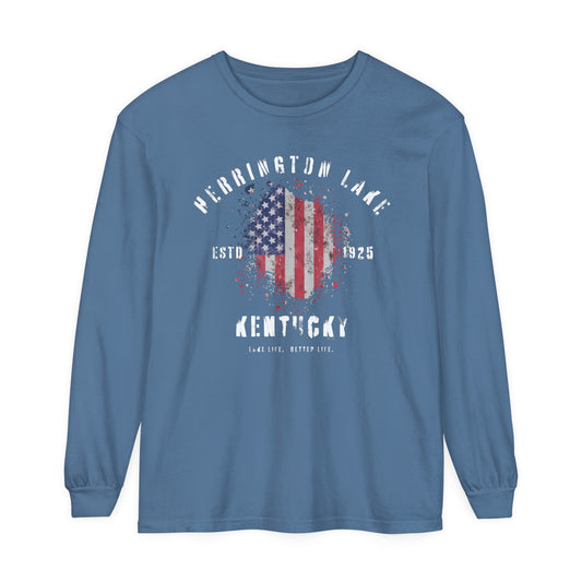 Herrington Lake Patriots Garment-Dyed Premium Comfort Colors™ Long Sleeve T-Shirt