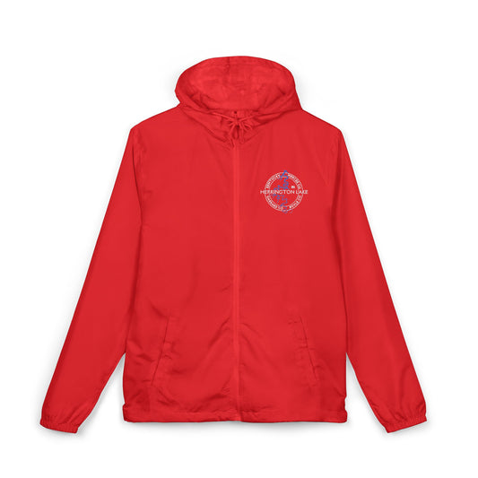 The "Classic" Herrington Lake and County Unisex Full-Zip Windbreaker Jacket
