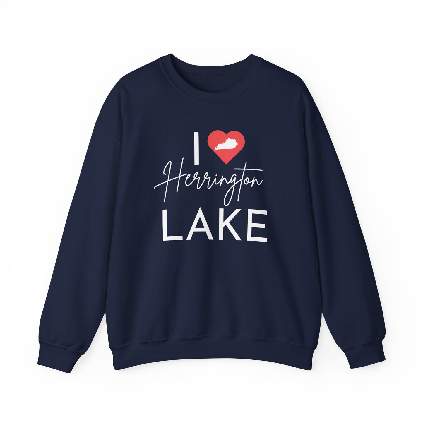 I ❤️ Herrington Lake Heavy Blend™ Crewneck Sweatshirt