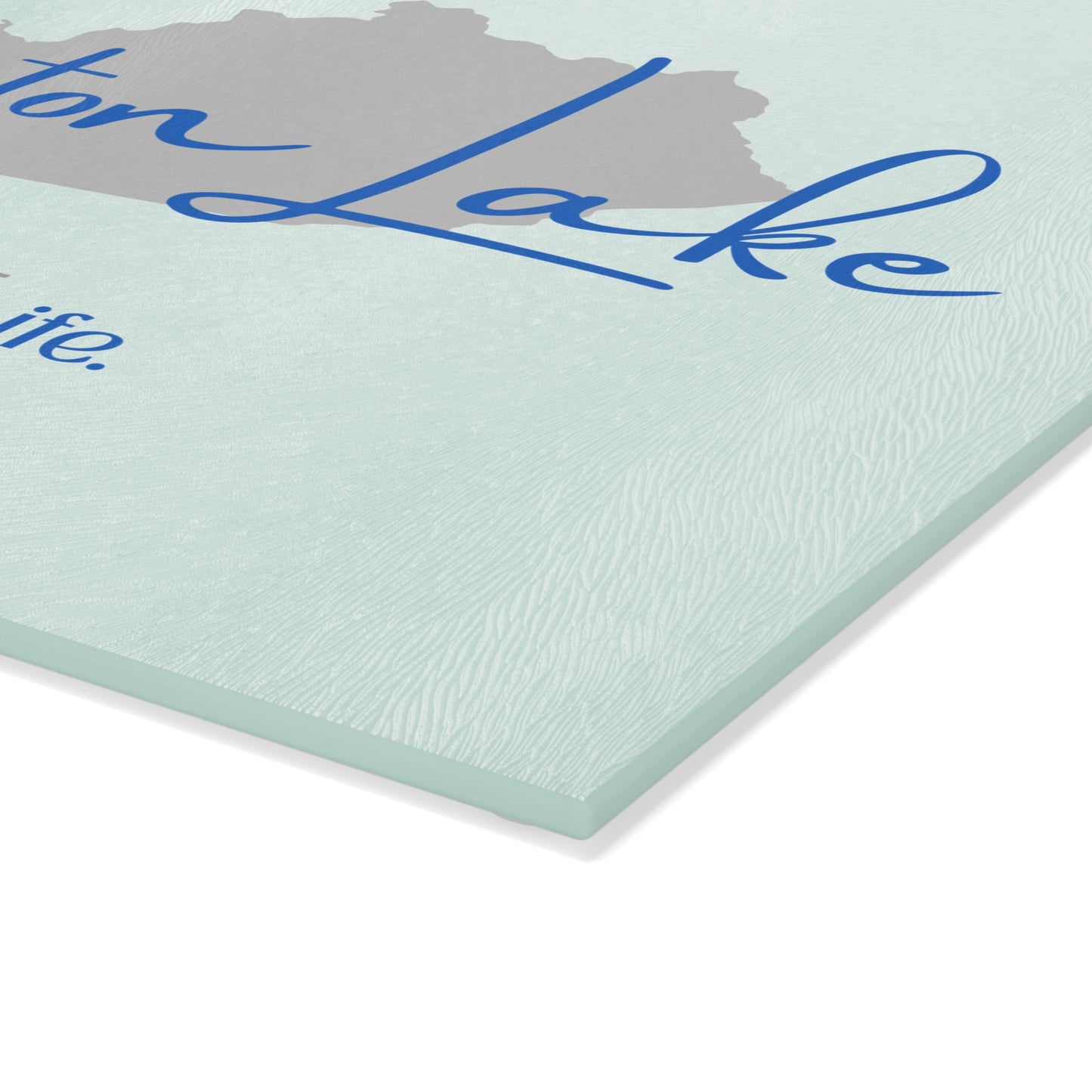 Herrington Lake Signature Collection Glass Cutting Board - White