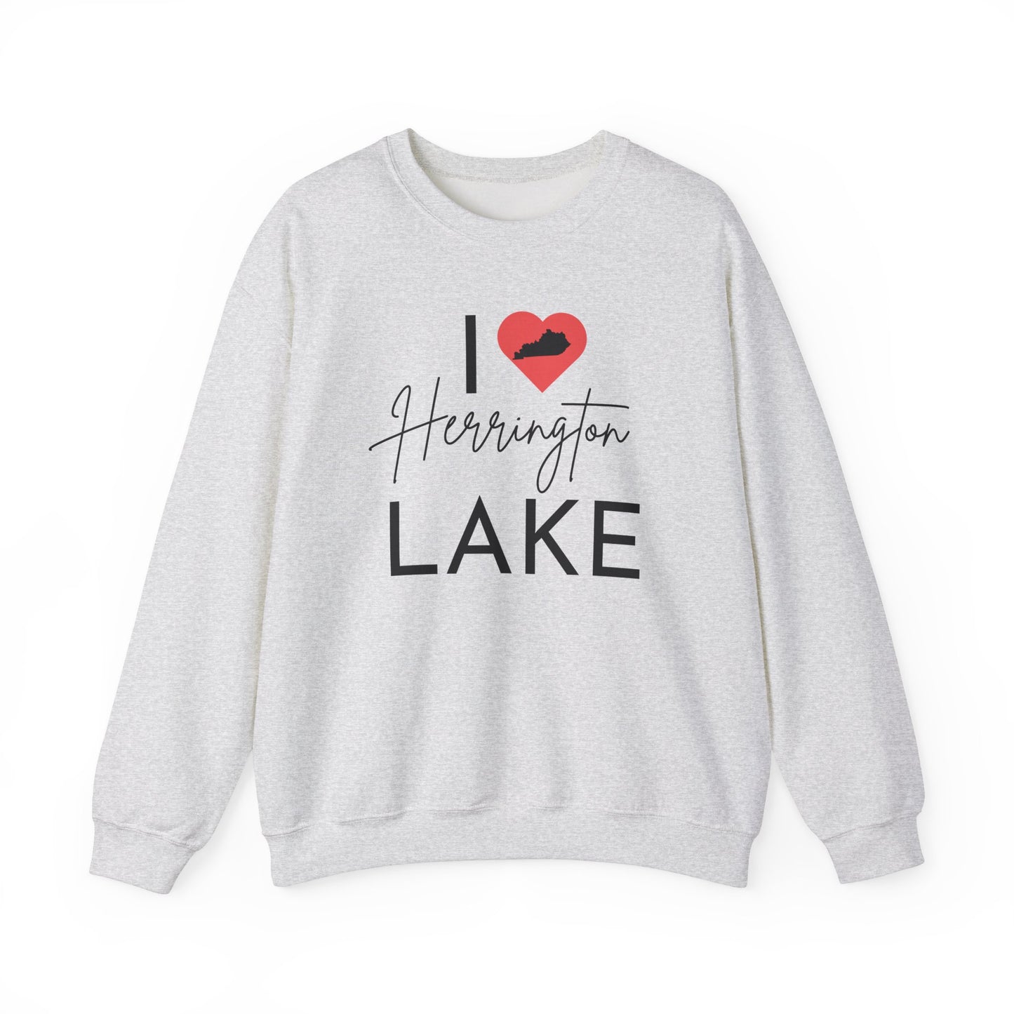 I ❤️ Herrington Lake Heavy Blend™ Crewneck Sweatshirt