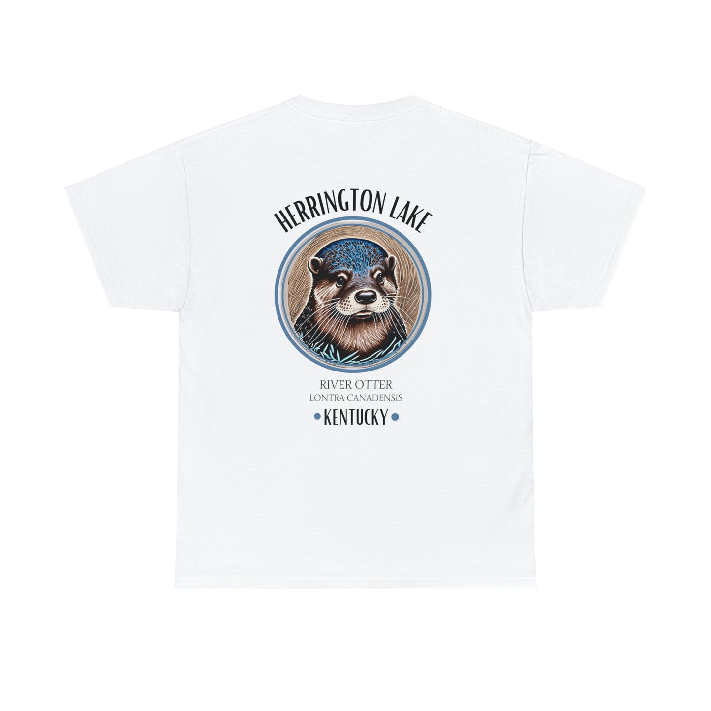 River Otter - Double Sided Herrington Wildlife Collection Cotton Tee