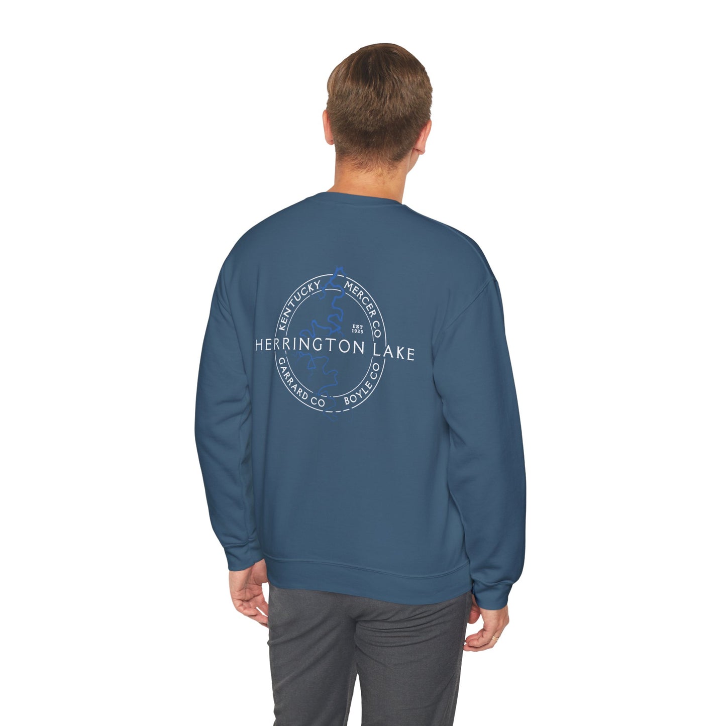 "The Classic" Herrington Lake and County Double-Sided Print Unisex Heavy Blend™ Crewneck Sweatshirt