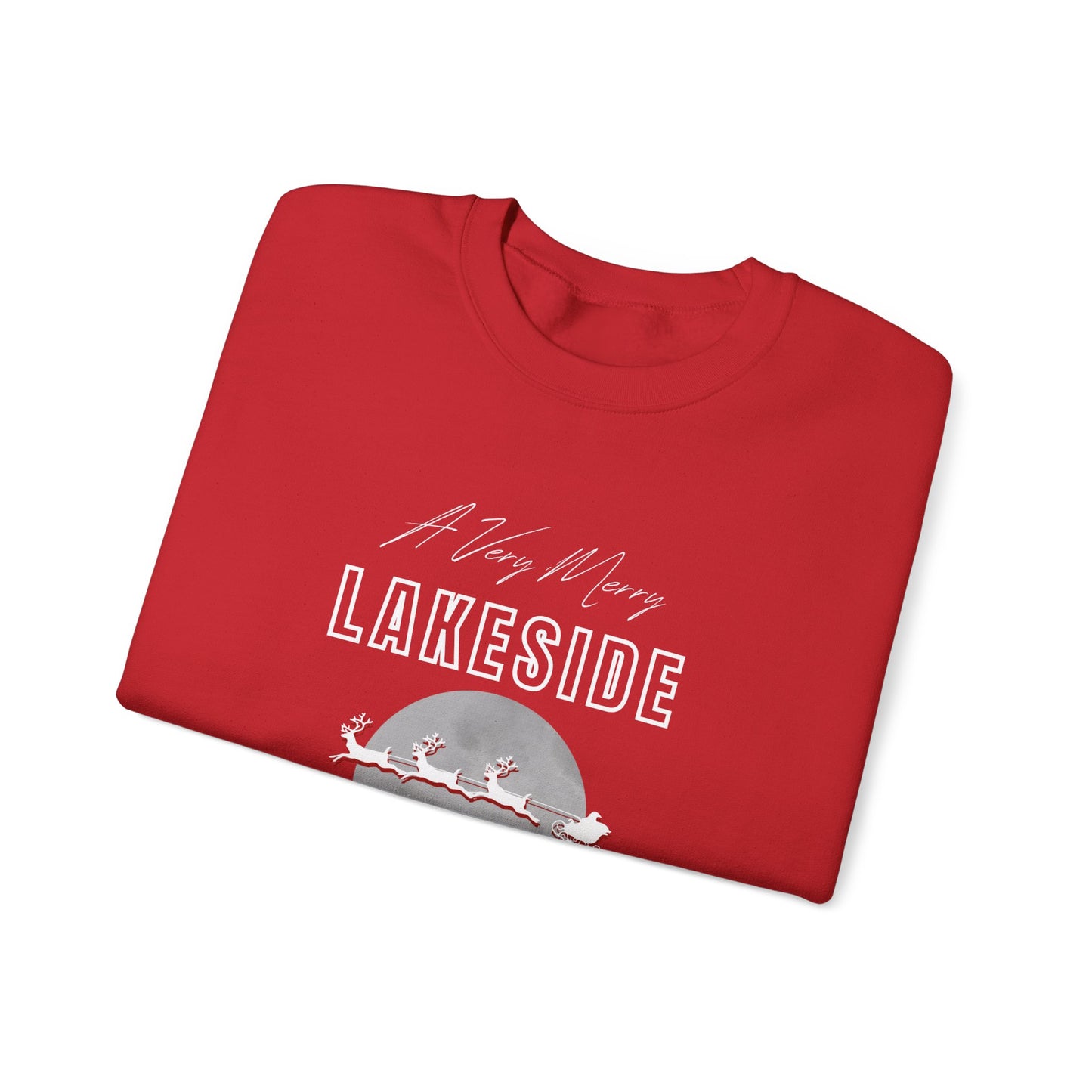 "A Very Merry Lakeside Christmas" Heavy Blend™ Crewneck Sweatshirt