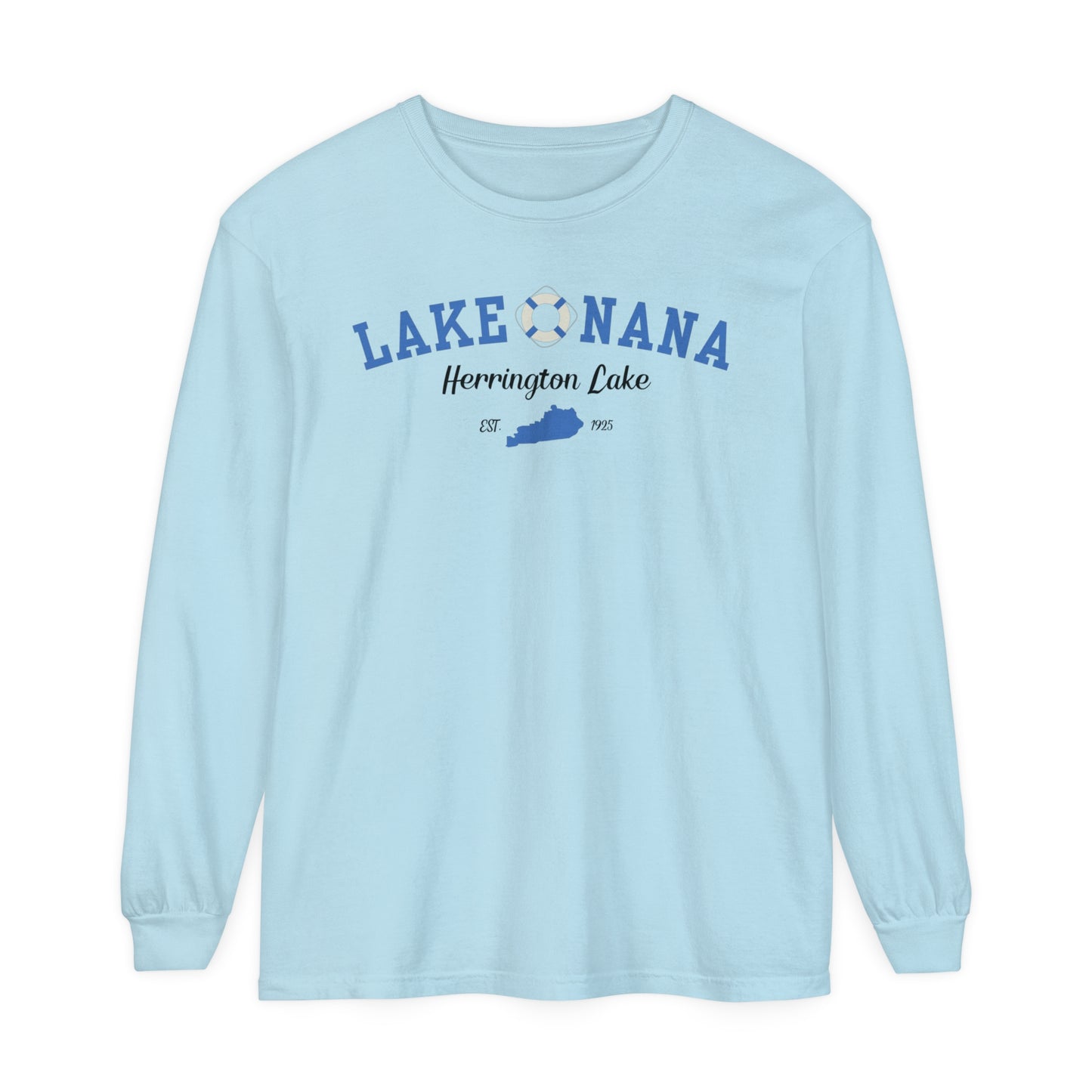 "Lake Nana" Garment-Dyed Premium Comfort Colors™ Long Sleeve T-Shirt