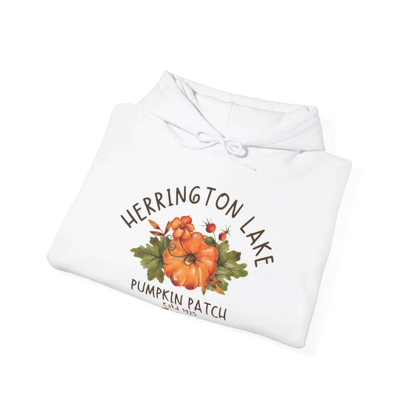 Illustrated Herrington Lake Pumpkin Patch Unisex Heavy Blend™ Hooded Sweatshirt