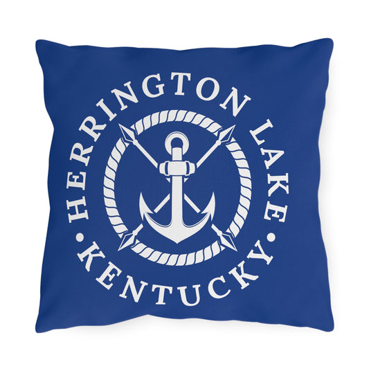 Herrington Lake Anchor Outdoor Pillows in Blue