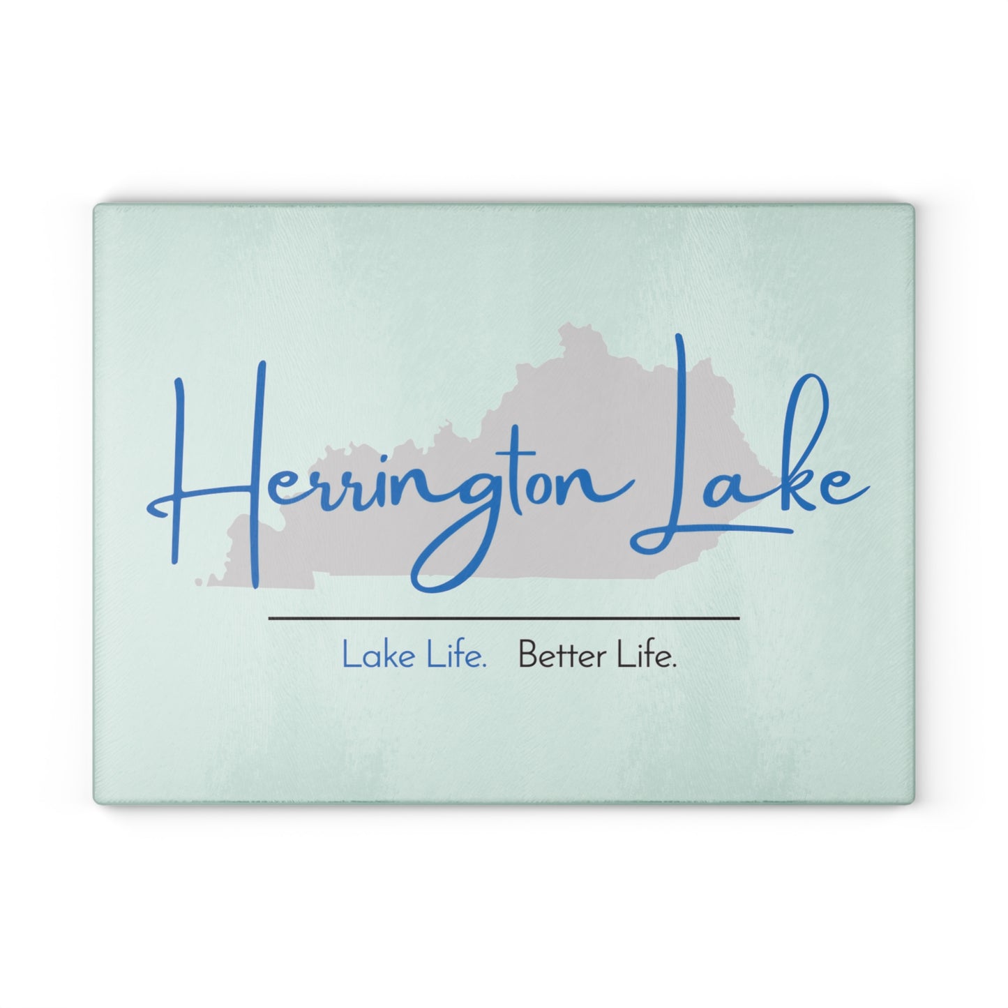 Herrington Lake Signature Collection Glass Cutting Board - White
