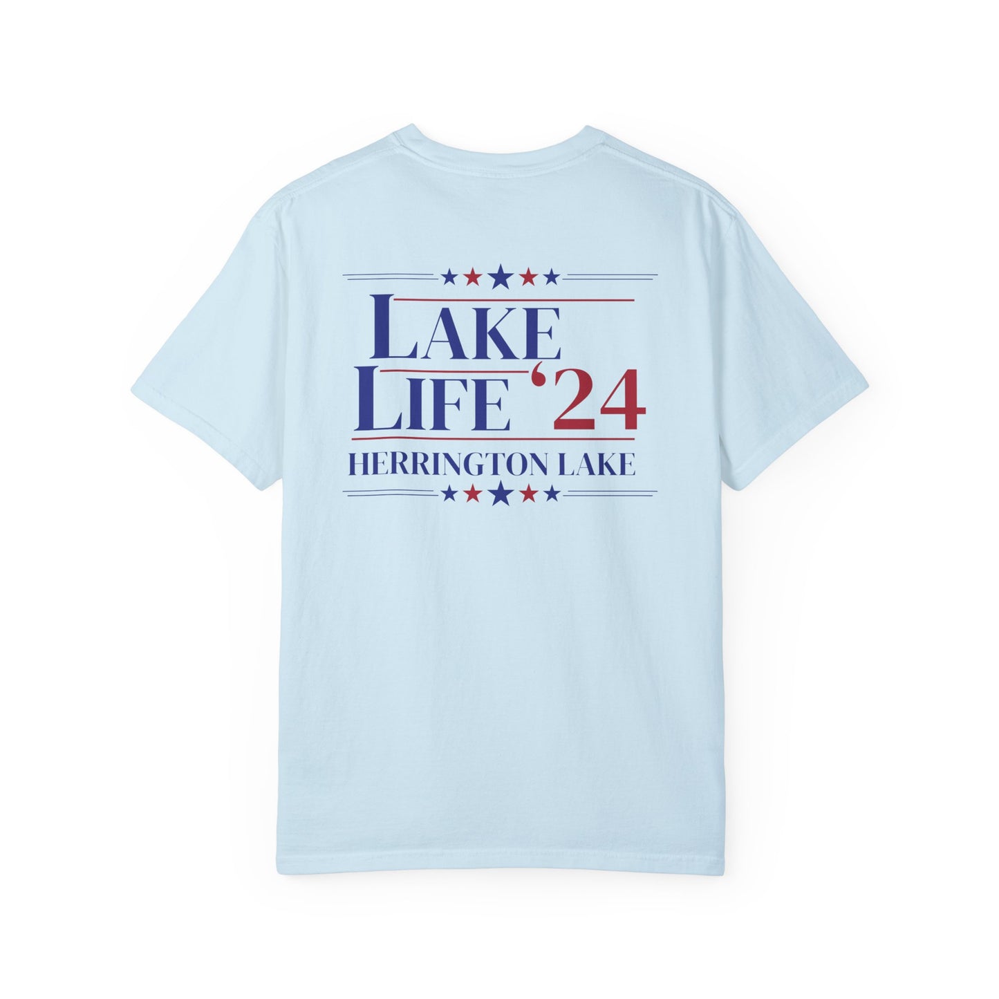 Herrington Lake Patriots Lake Life Election 24 Double-Sided Premium Garment-Dyed Comfort Colors TShirt