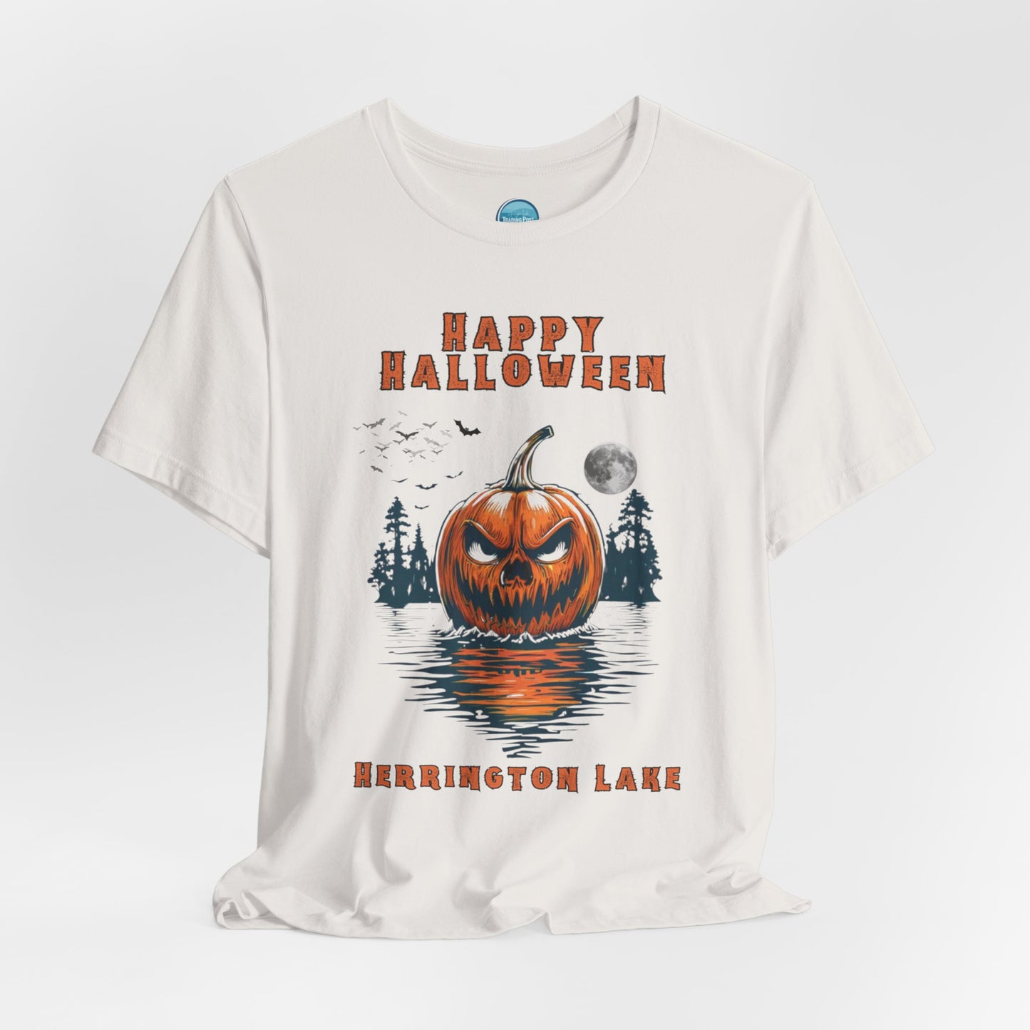 HAPPY HALLOWEEN From Herrington Unisex Jersey Knit Cotton Short Sleeve Tee