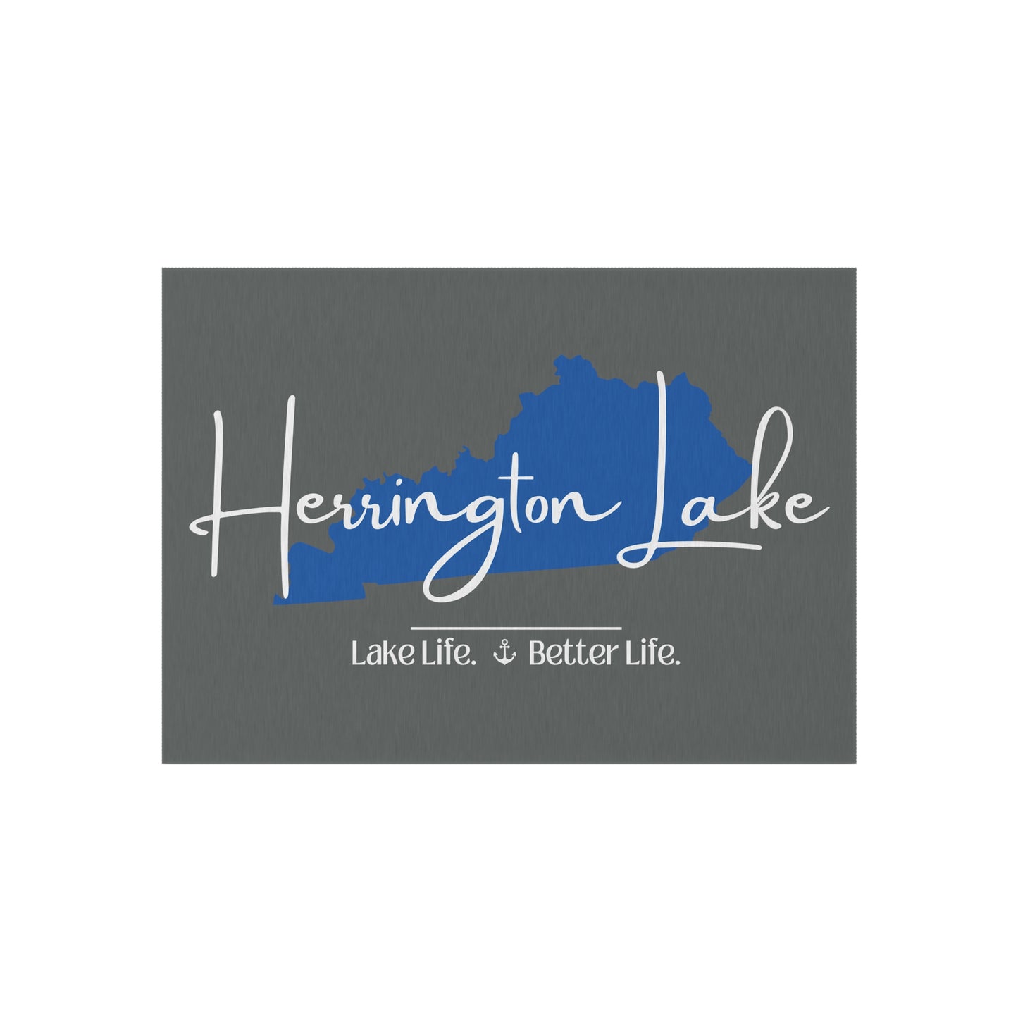 Herrington Lake Signature Outdoor Rug (Dark Grey)