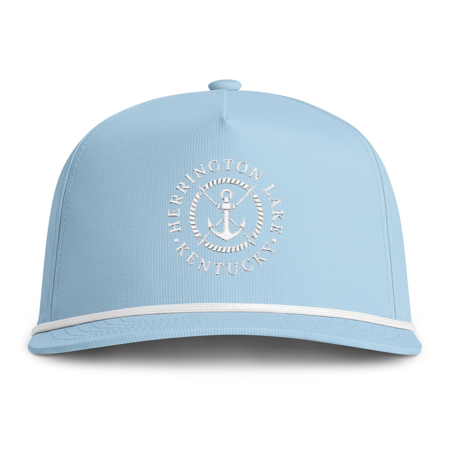 Herringotn Lake Embroidered Nautical Collection Sunwashed Rope Cap