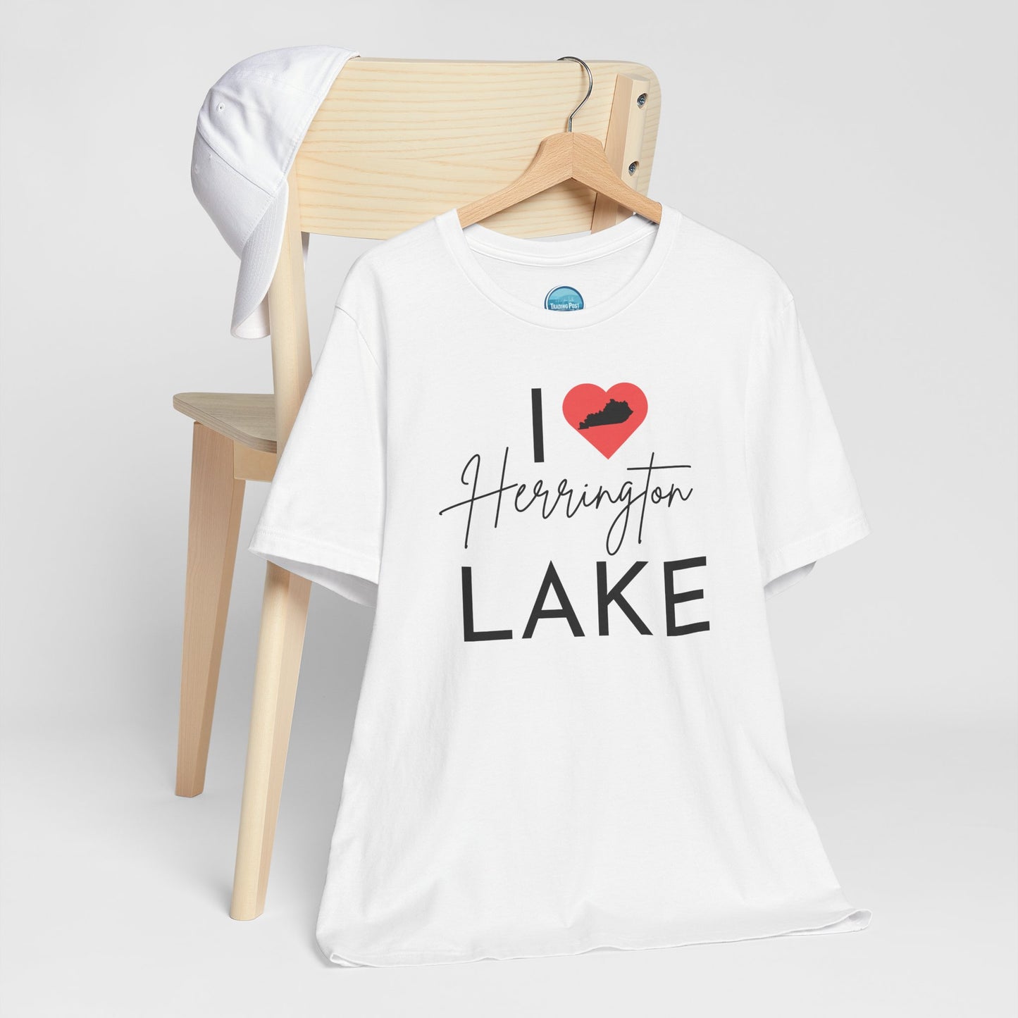 I ❤️ Herrington Lake Unisex Jersey Knit Cotton Short Sleeve Tee