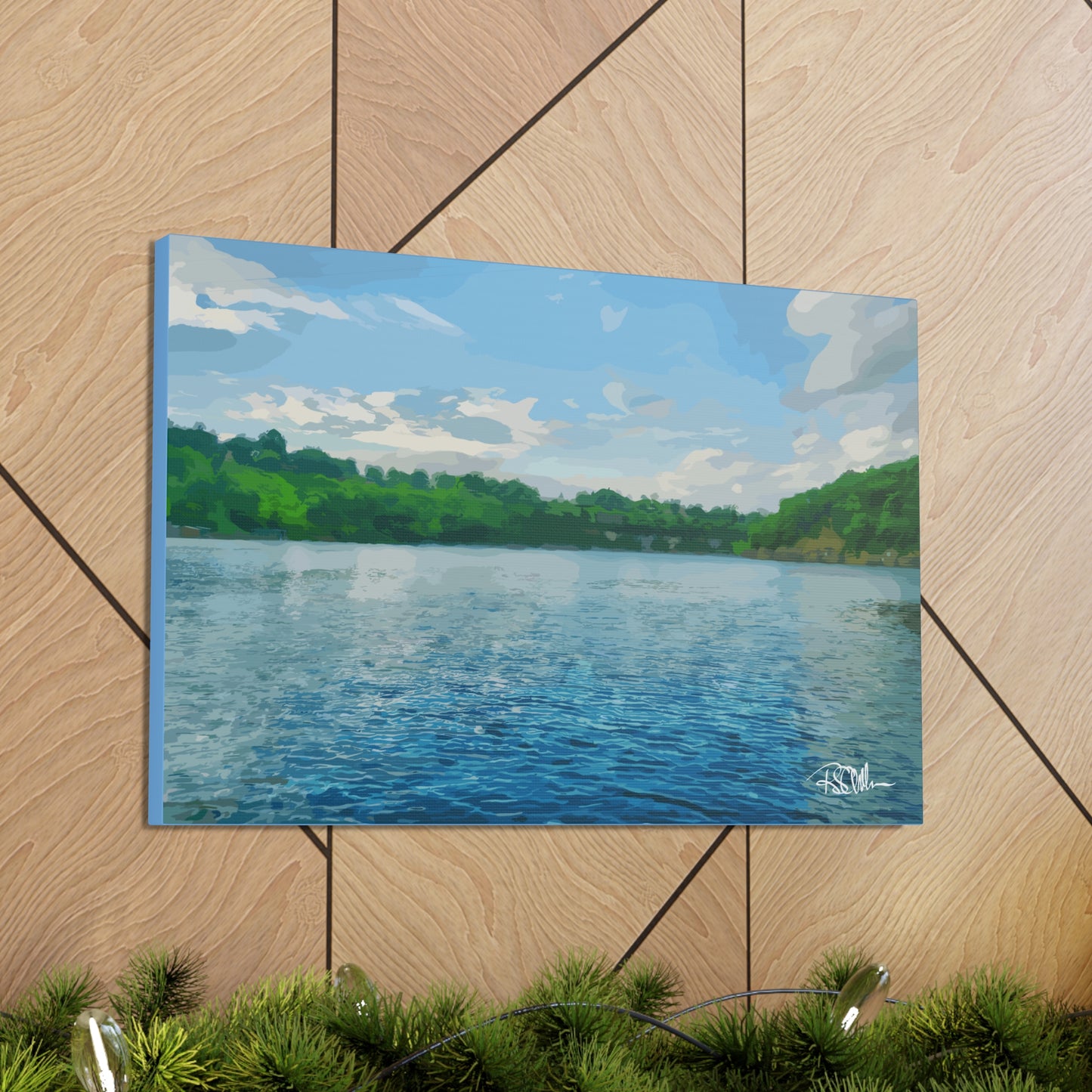 "Herrington LakeScape - 1" Canvas Gallery Wraps