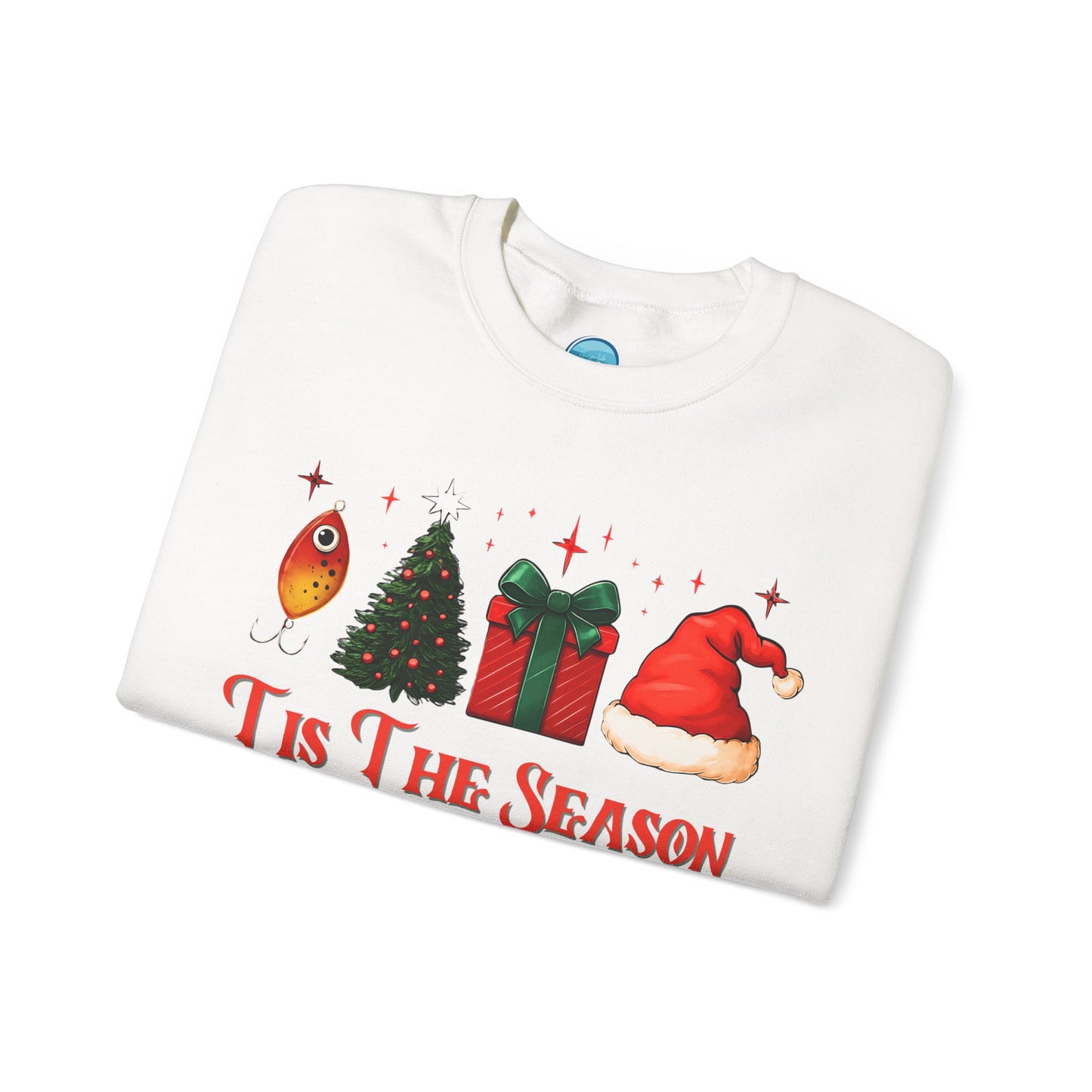 Angler's Christmas Unisex Heavy Blend™ Crewneck Sweatshirt