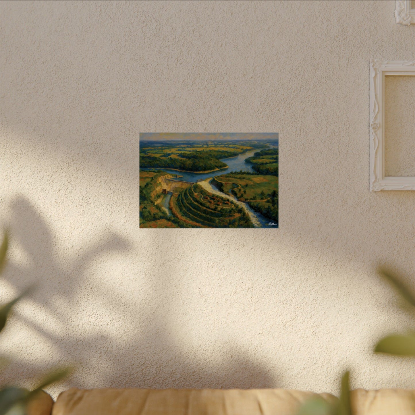"Dix Dam: A Painter's Perspective" Textured Watercolor Matte Posters (285 gsm watercolor paper)
