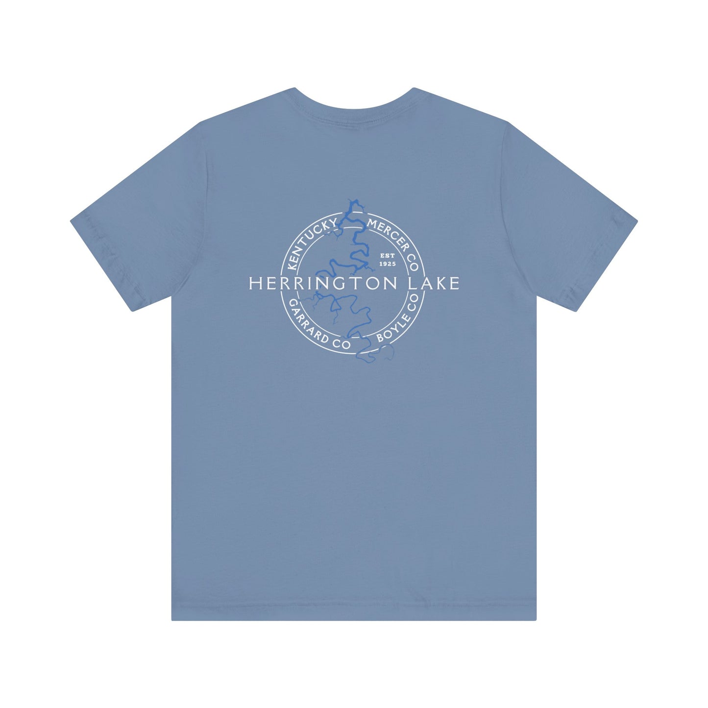 "The Classic" Herrington Lake and County Unisex Jersey Knit Cotton Short Sleeve Tee