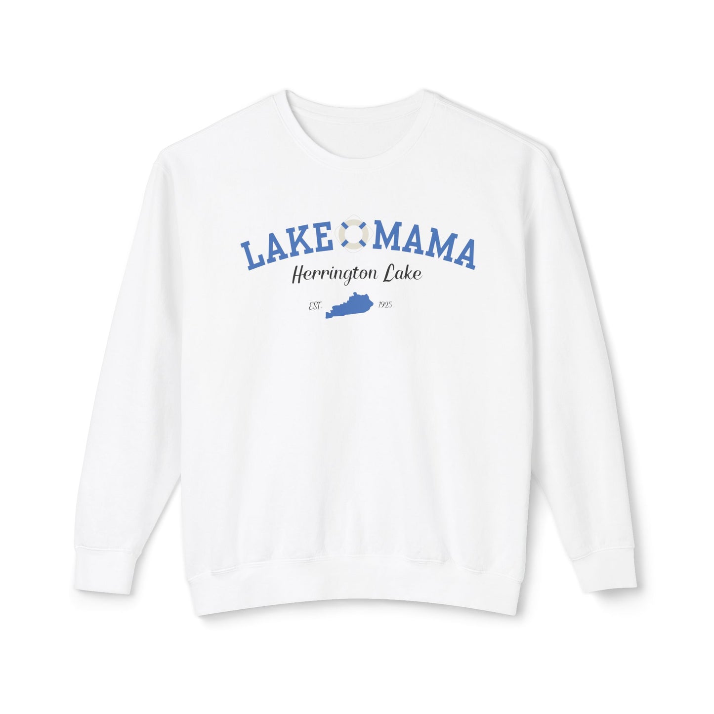 "Lake Mama" Lightweight Crewneck Sweatshirt by Comfort Colors