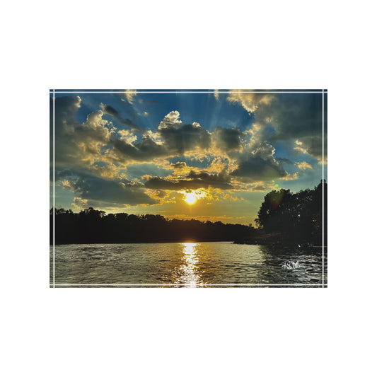 "Summer Sunset on Herrington -1" Acrylic Photo Block