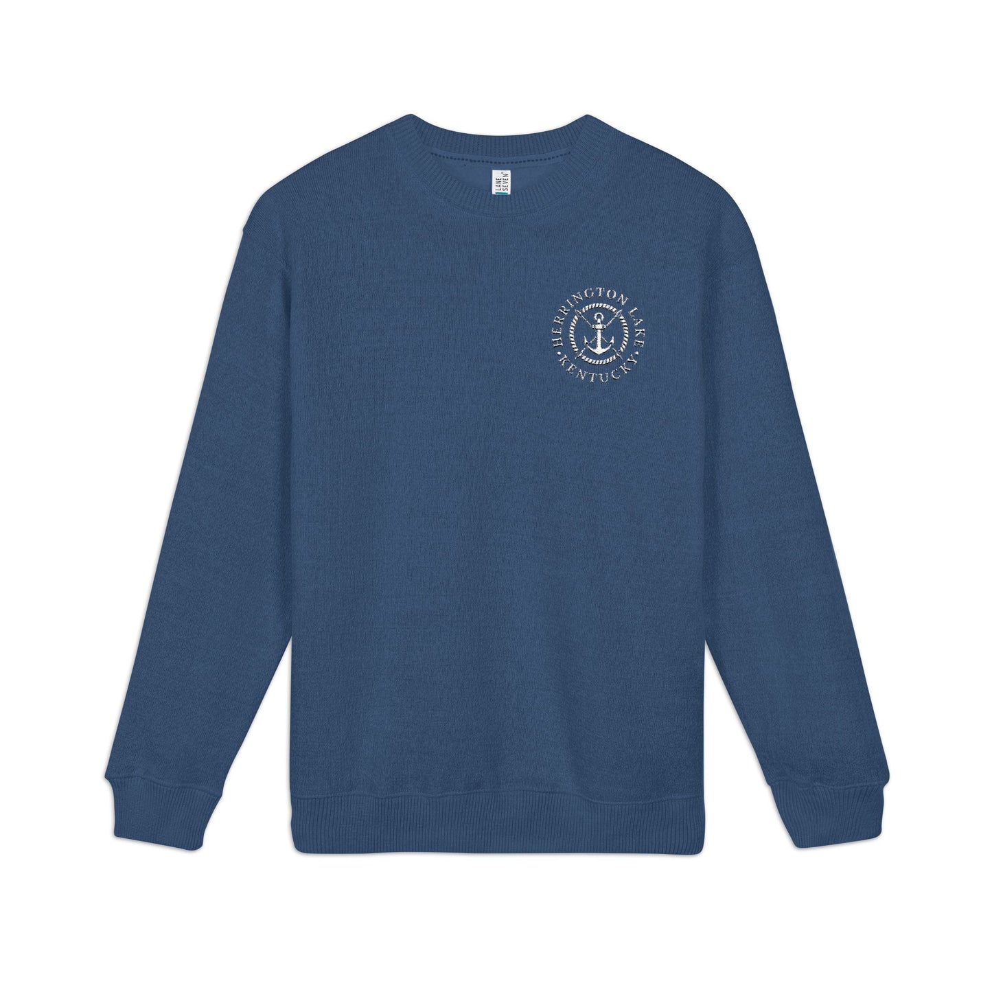 Herrington Lake Nautical Collection Unisex Nantucket Crewneck Sweatshirt (Embroidery)