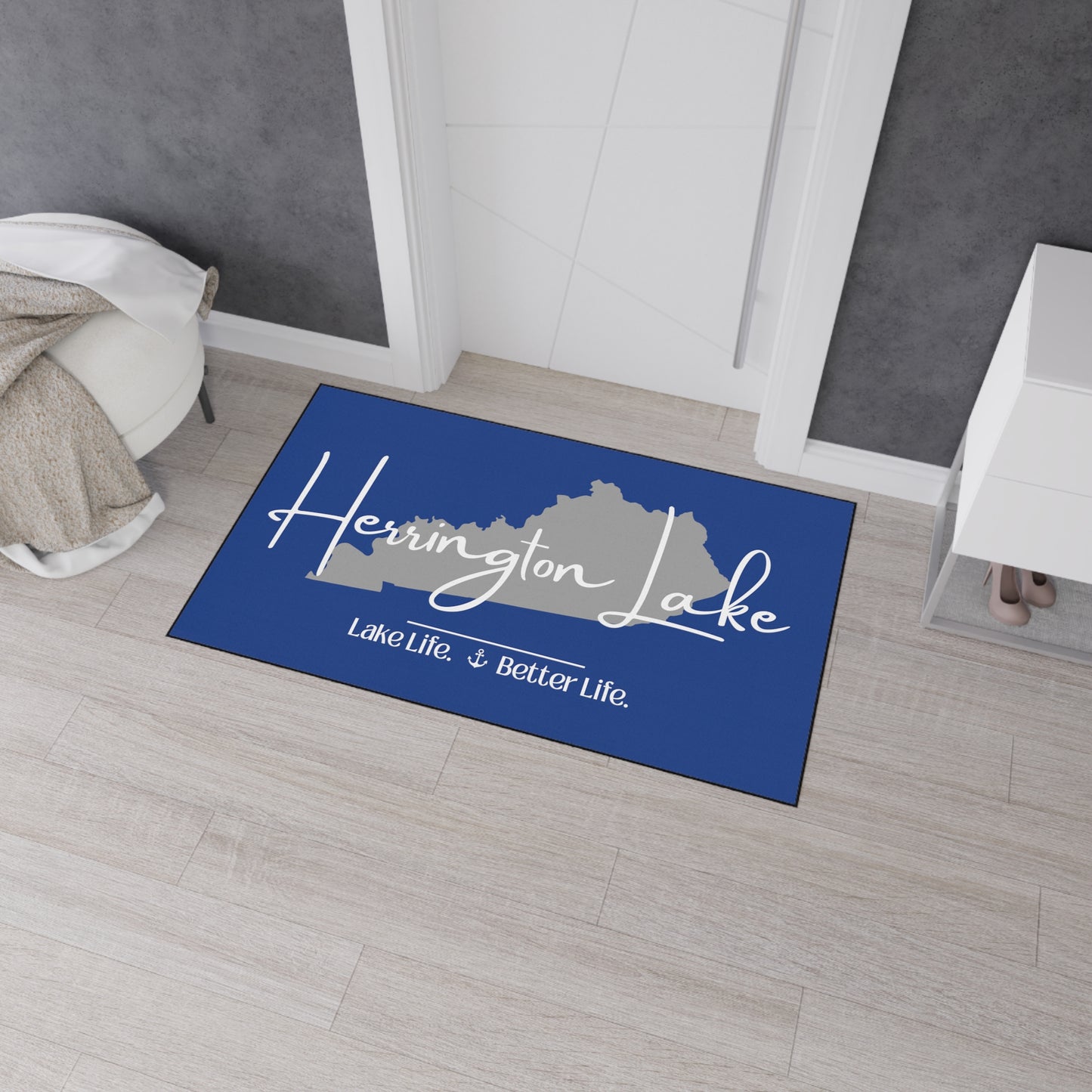 Herrington Lake Signature Collection Heavy Duty Floor Mat, Dark Blue