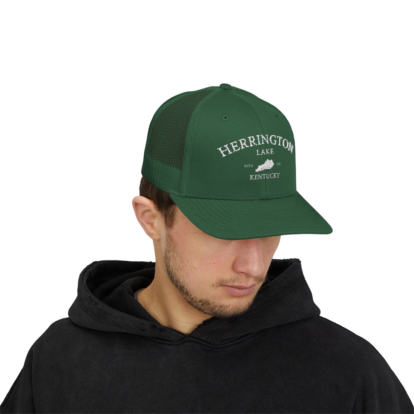 Embroidered Simply Herrington Collection Snapback Trucker Cap