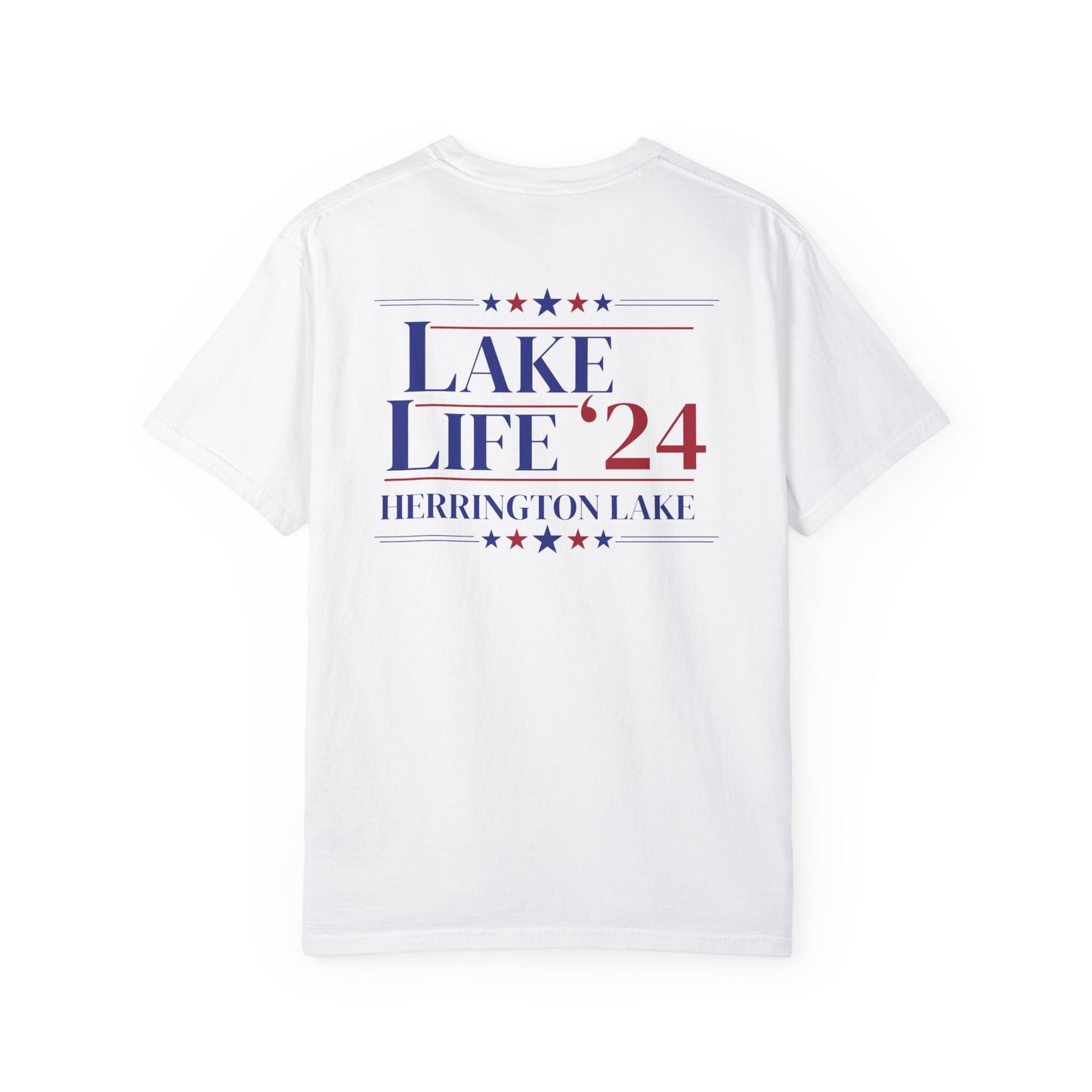 Herrington Lake Patriots Lake Life Election 24 Double-Sided Premium Garment-Dyed Comfort Colors TShirt