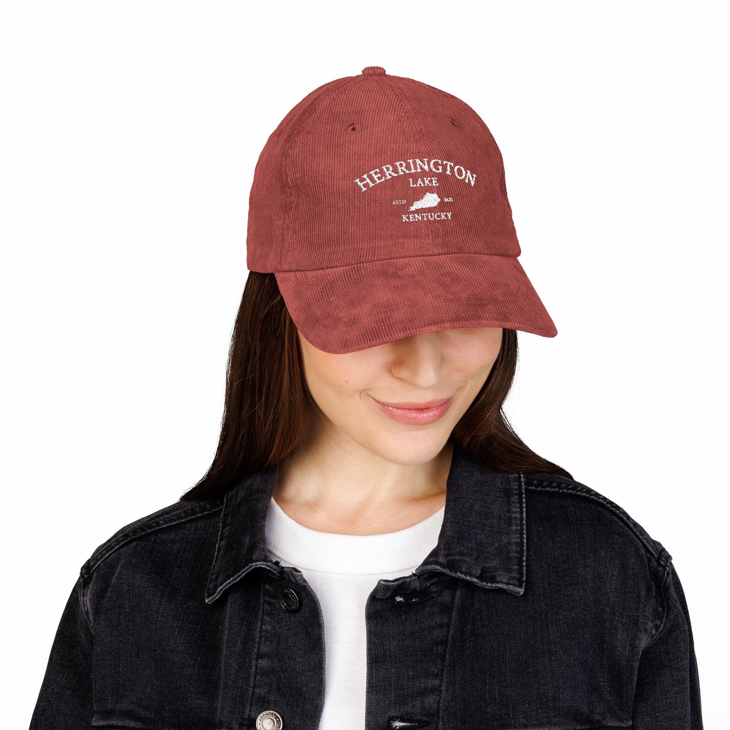 Embroidered Simply Herrington Collection Vintage Corduroy Cap