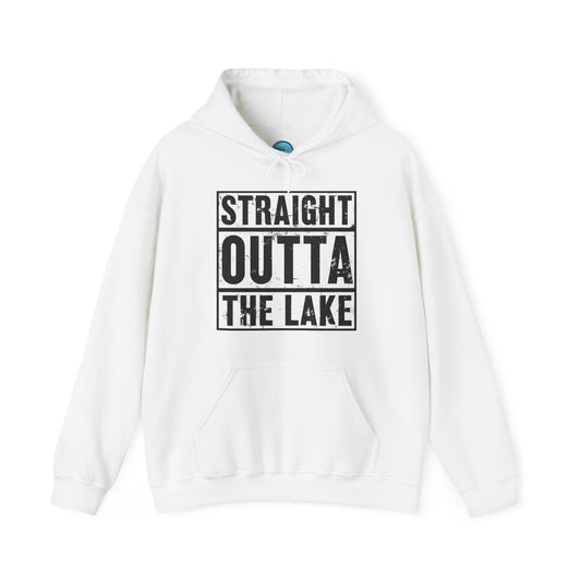 "Straight Outta The Lake" Iconica Collection Unisex Heavy Blend™ Hooded Sweatshirt